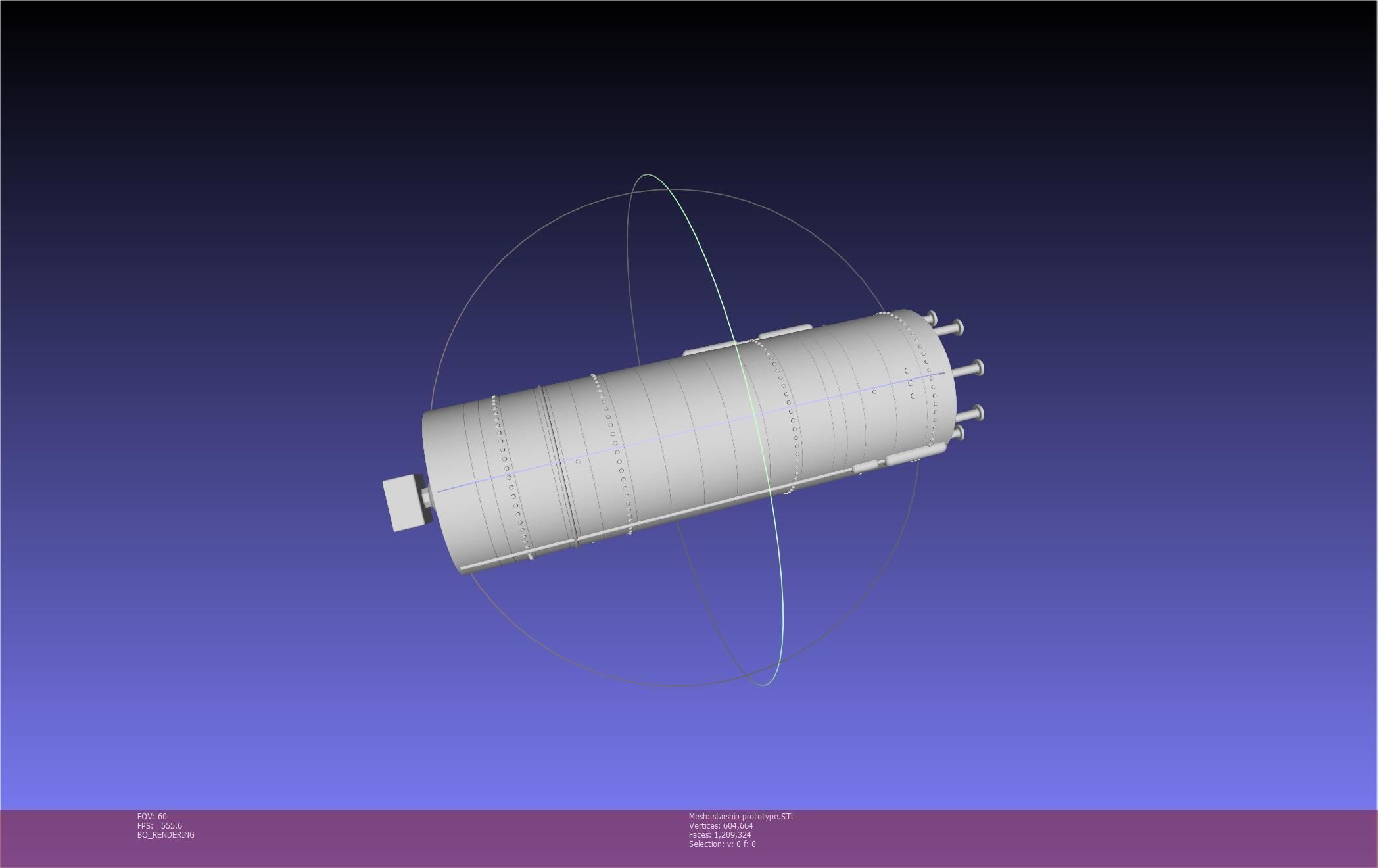 Space X Starship Experimental Prototypes Rough Printable Model 3D print model_54