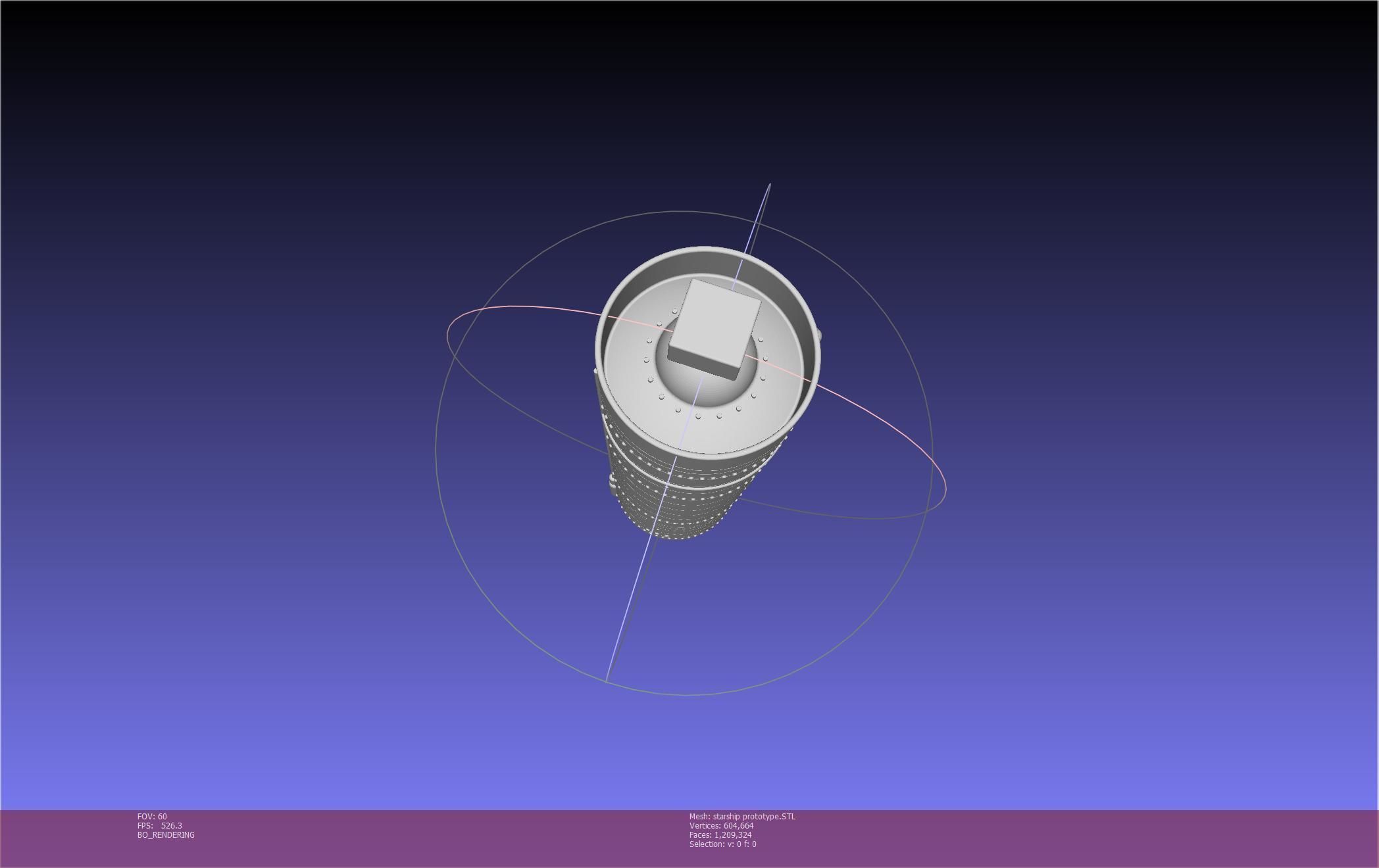 Space X Starship Experimental Prototypes Rough Printable Model 3D print model_44
