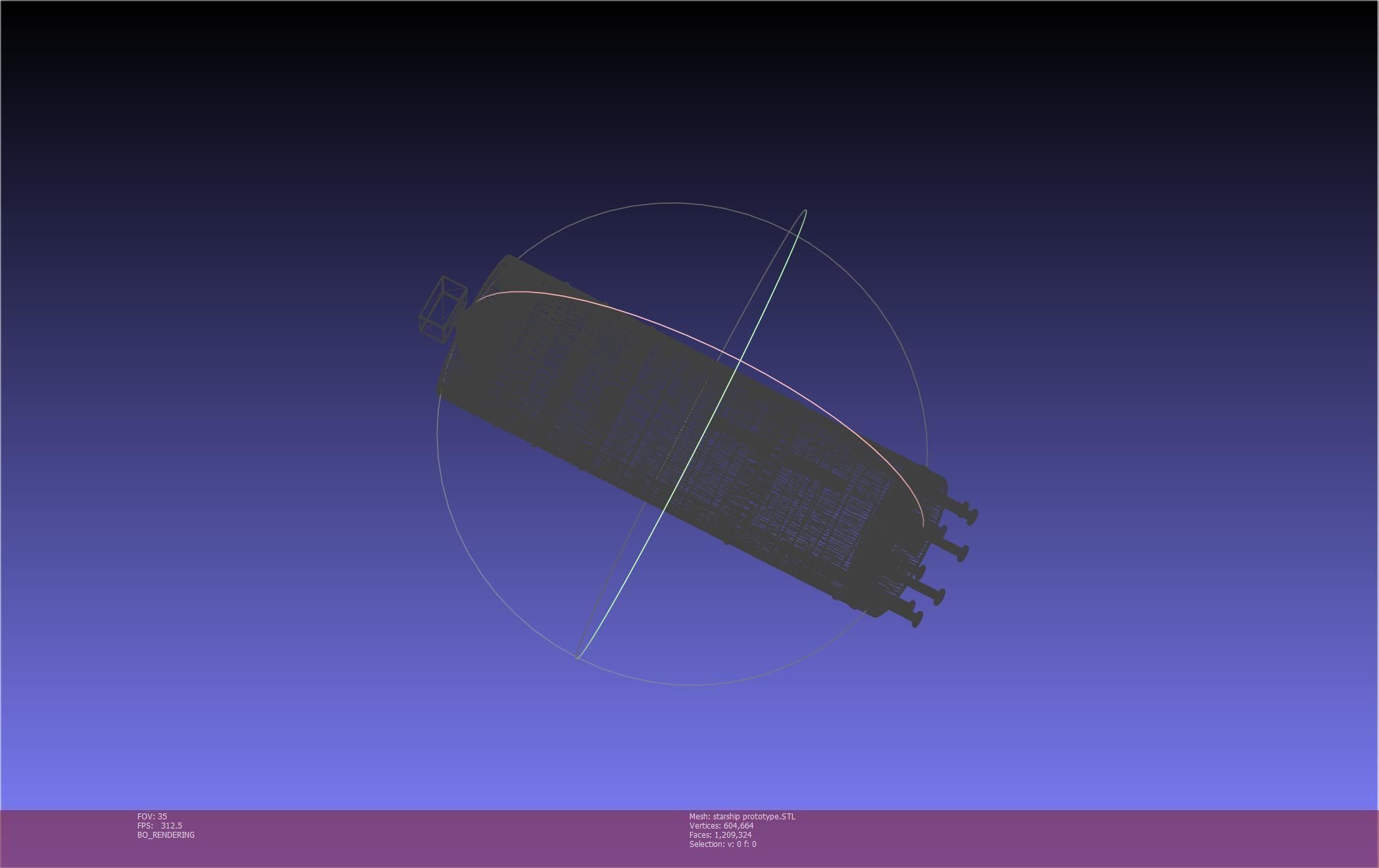 Space X Starship Experimental Prototypes Rough Printable Model 3D print model_125
