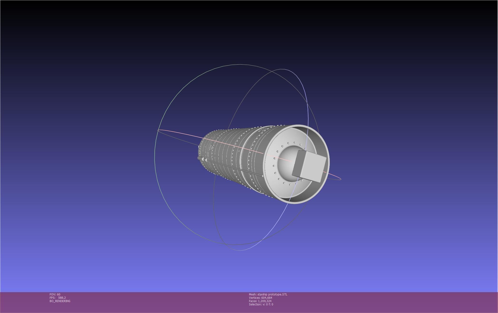 Space X Starship Experimental Prototypes Rough Printable Model 3D print model_34