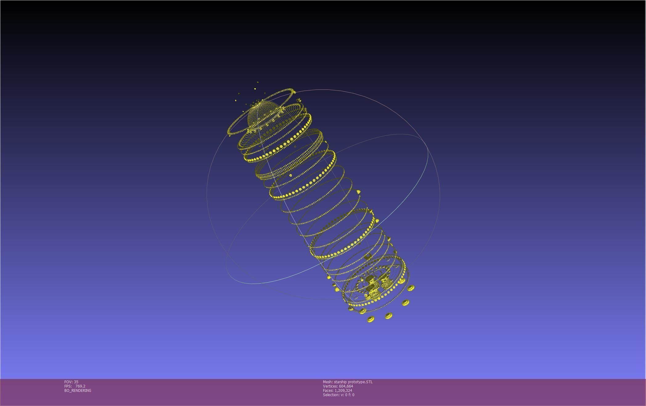 Space X Starship Experimental Prototypes Rough Printable Model 3D print model_139