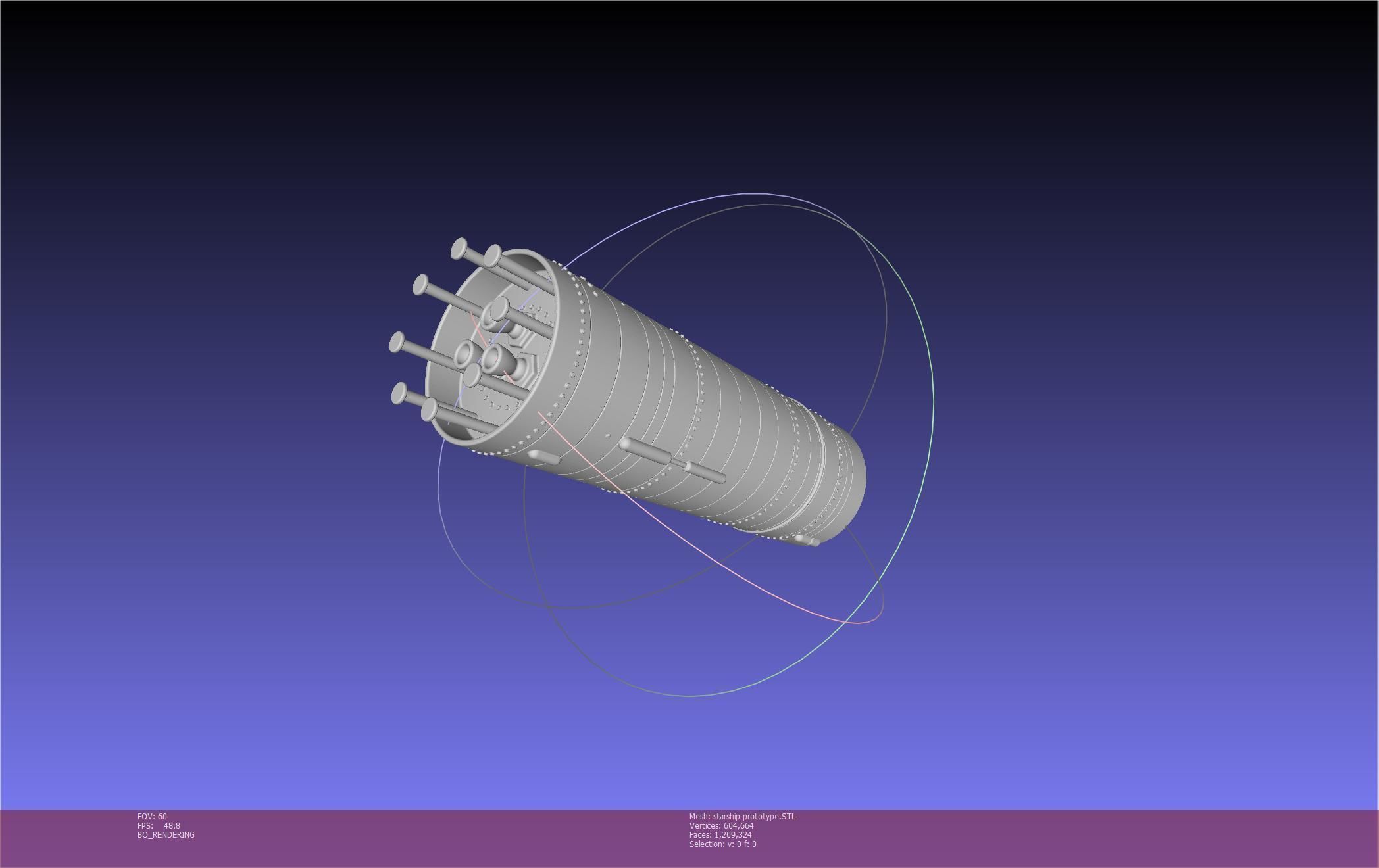 Space X Starship Experimental Prototypes Rough Printable Model 3D print model_19