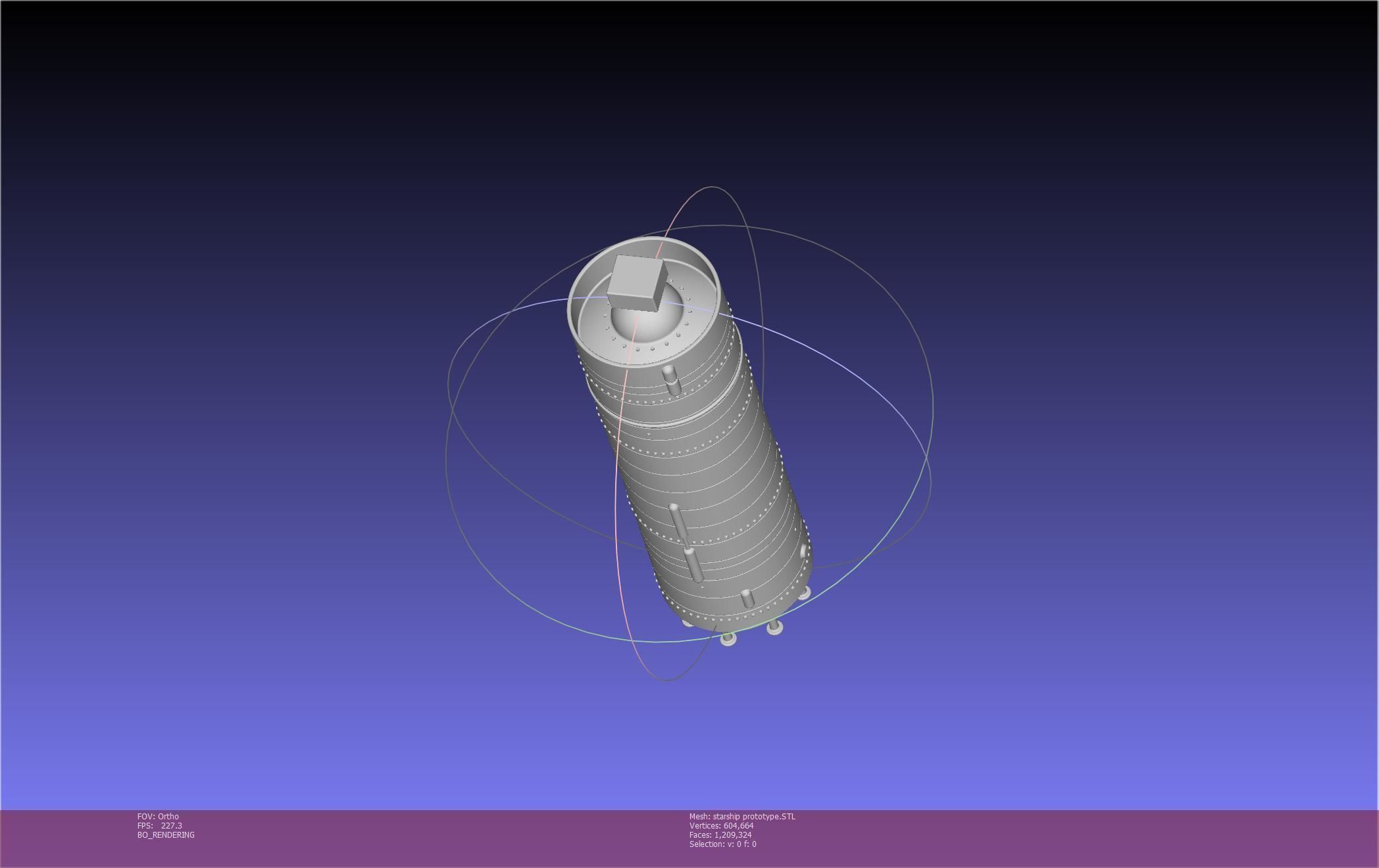Space X Starship Experimental Prototypes Rough Printable Model 3D print model_111