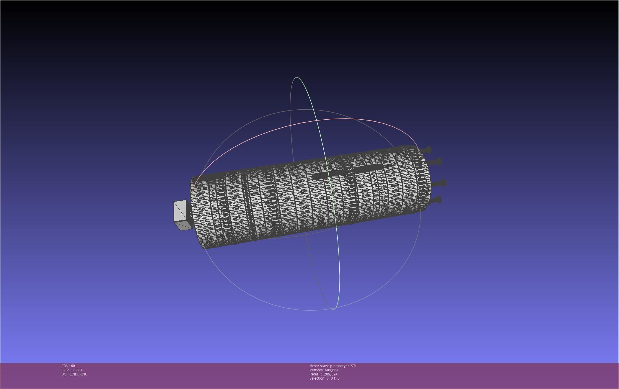 Space X Starship Experimental Prototypes Rough Printable Model 3D print model_91
