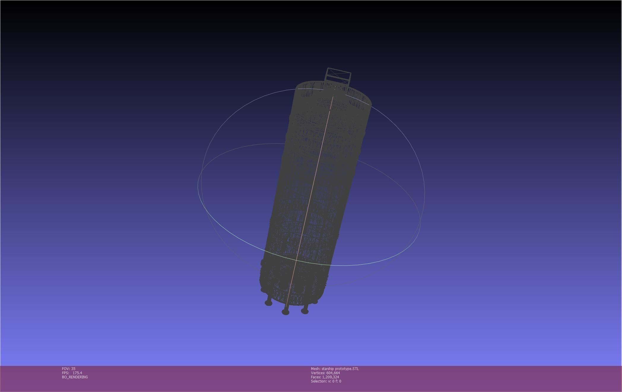 Space X Starship Experimental Prototypes Rough Printable Model 3D print model_115