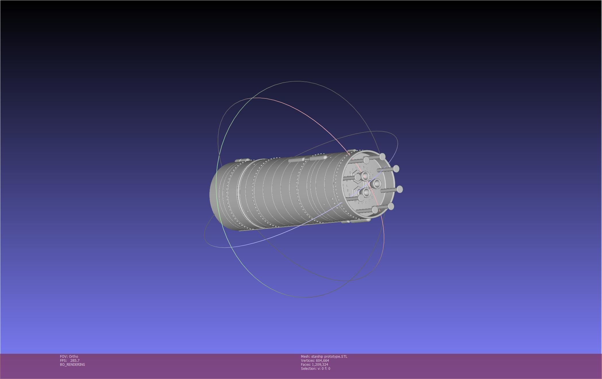 Space X Starship Experimental Prototypes Rough Printable Model 3D print model_113