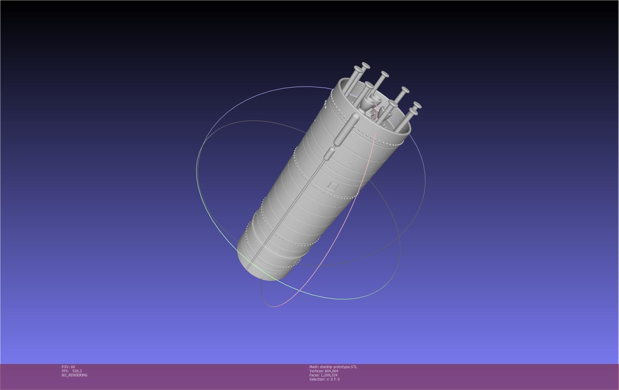 Space X Starship Experimental Prototypes Rough Printable Model 3D print model_39