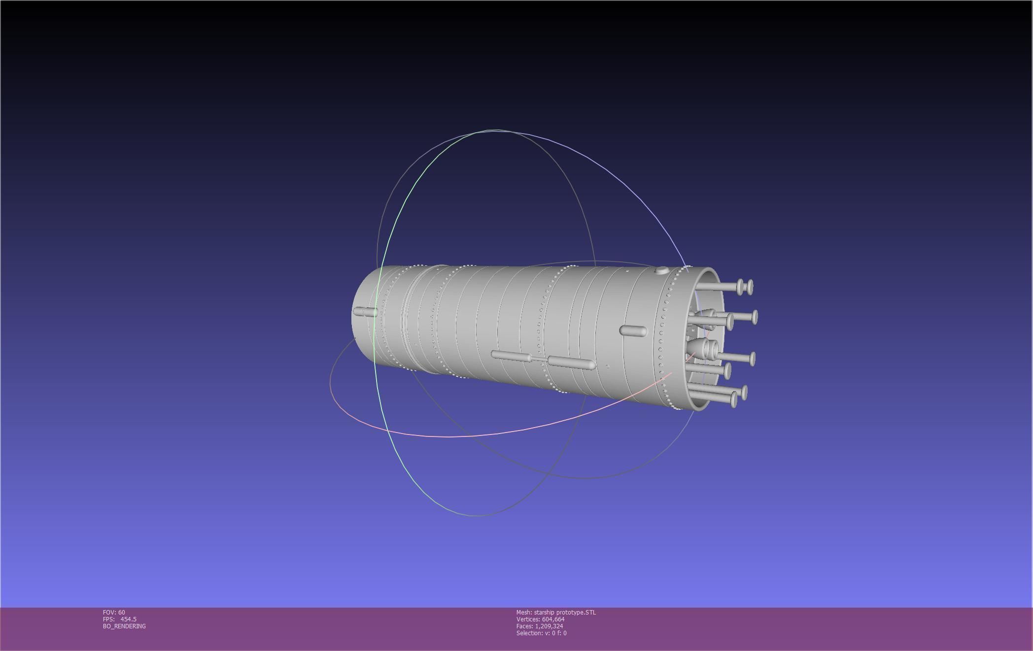 Space X Starship Experimental Prototypes Rough Printable Model 3D print model_46