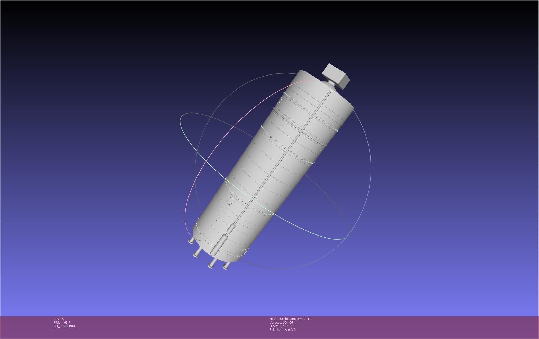 Space X Starship Experimental Prototypes Rough Printable Model 3D print model_14