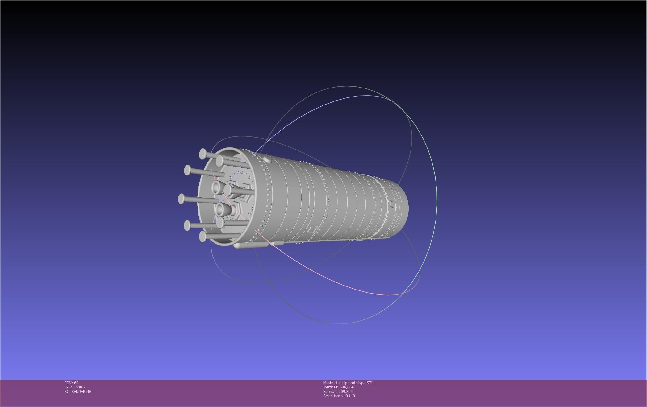 Space X Starship Experimental Prototypes Rough Printable Model 3D print model_38