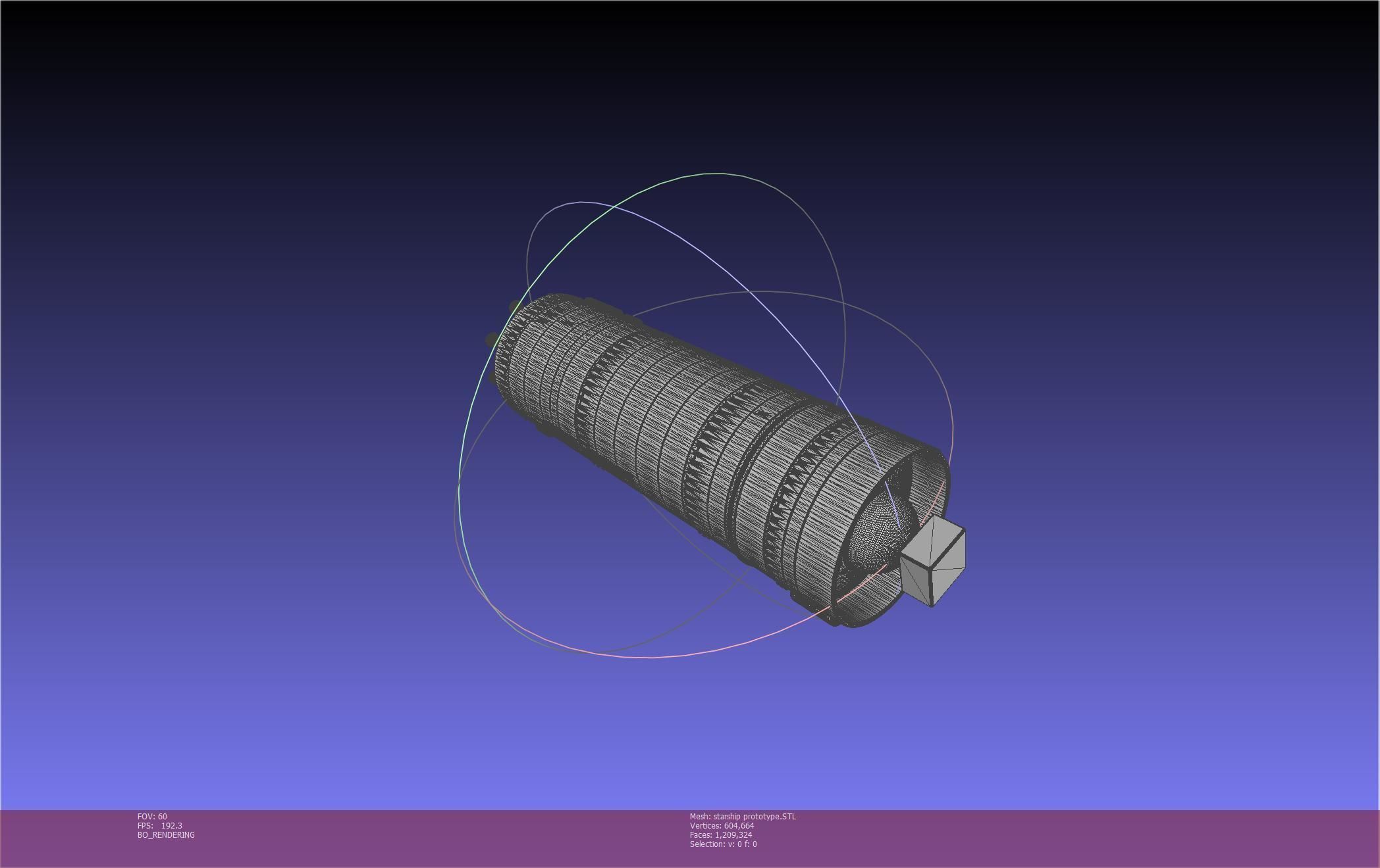 Space X Starship Experimental Prototypes Rough Printable Model 3D print model_100