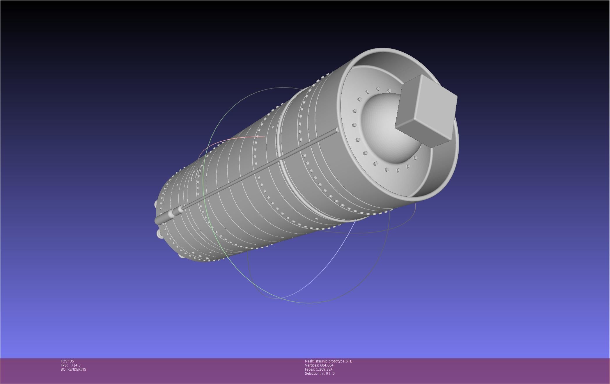 Space X Starship Experimental Prototypes Rough Printable Model 3D print model_146