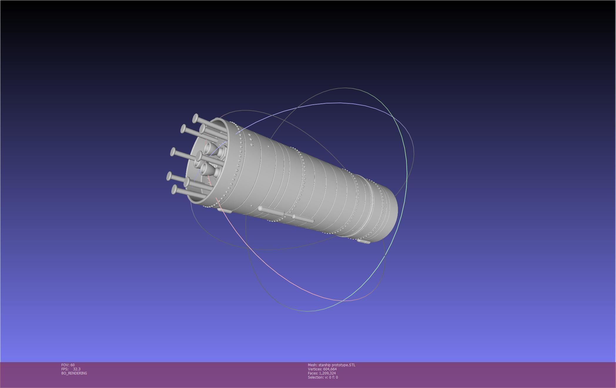 Space X Starship Experimental Prototypes Rough Printable Model 3D print model_10