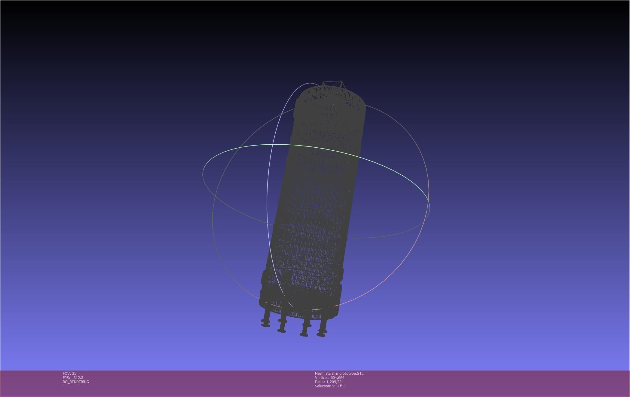 Space X Starship Experimental Prototypes Rough Printable Model 3D print model_112