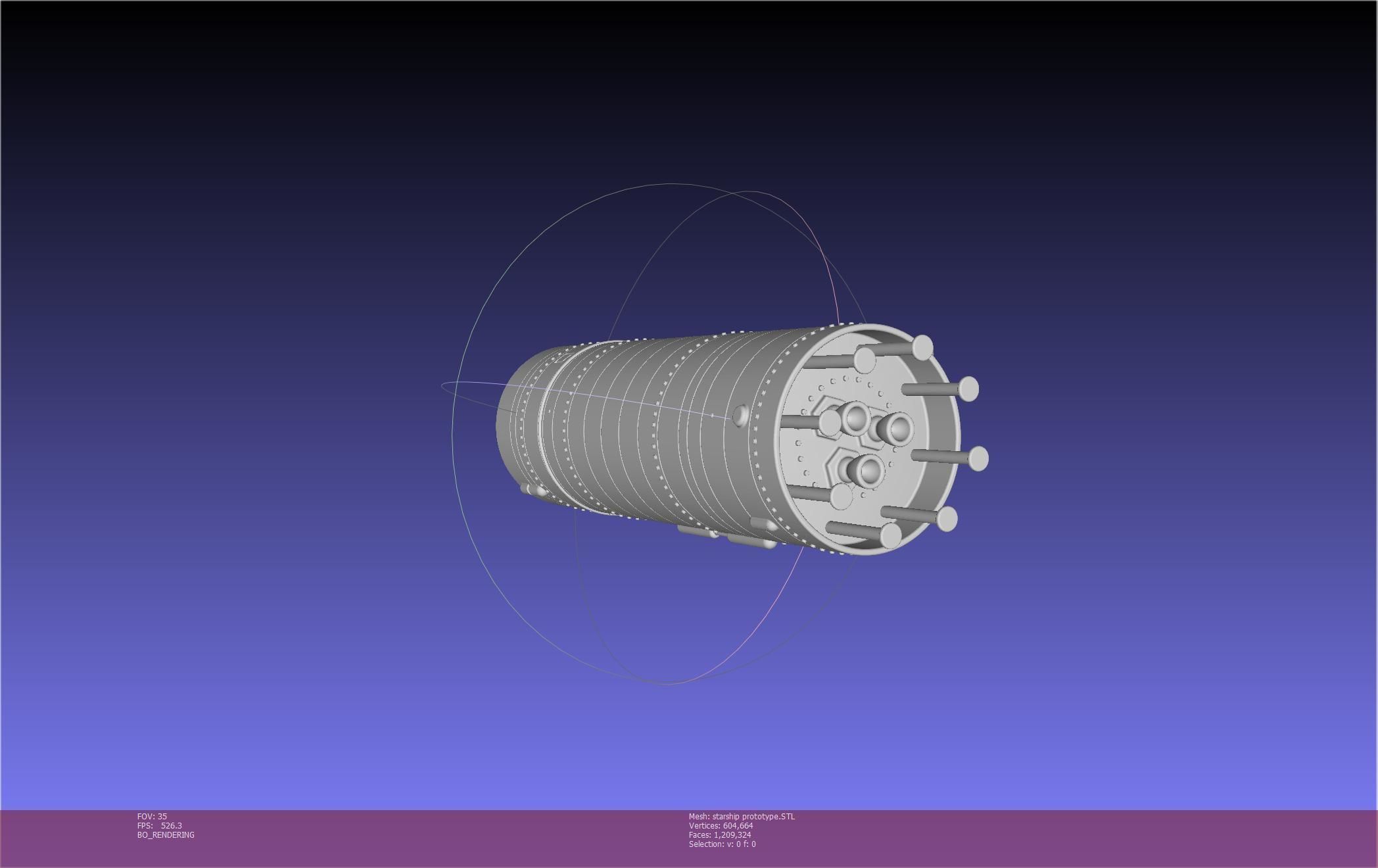 Space X Starship Experimental Prototypes Rough Printable Model 3D print model_127