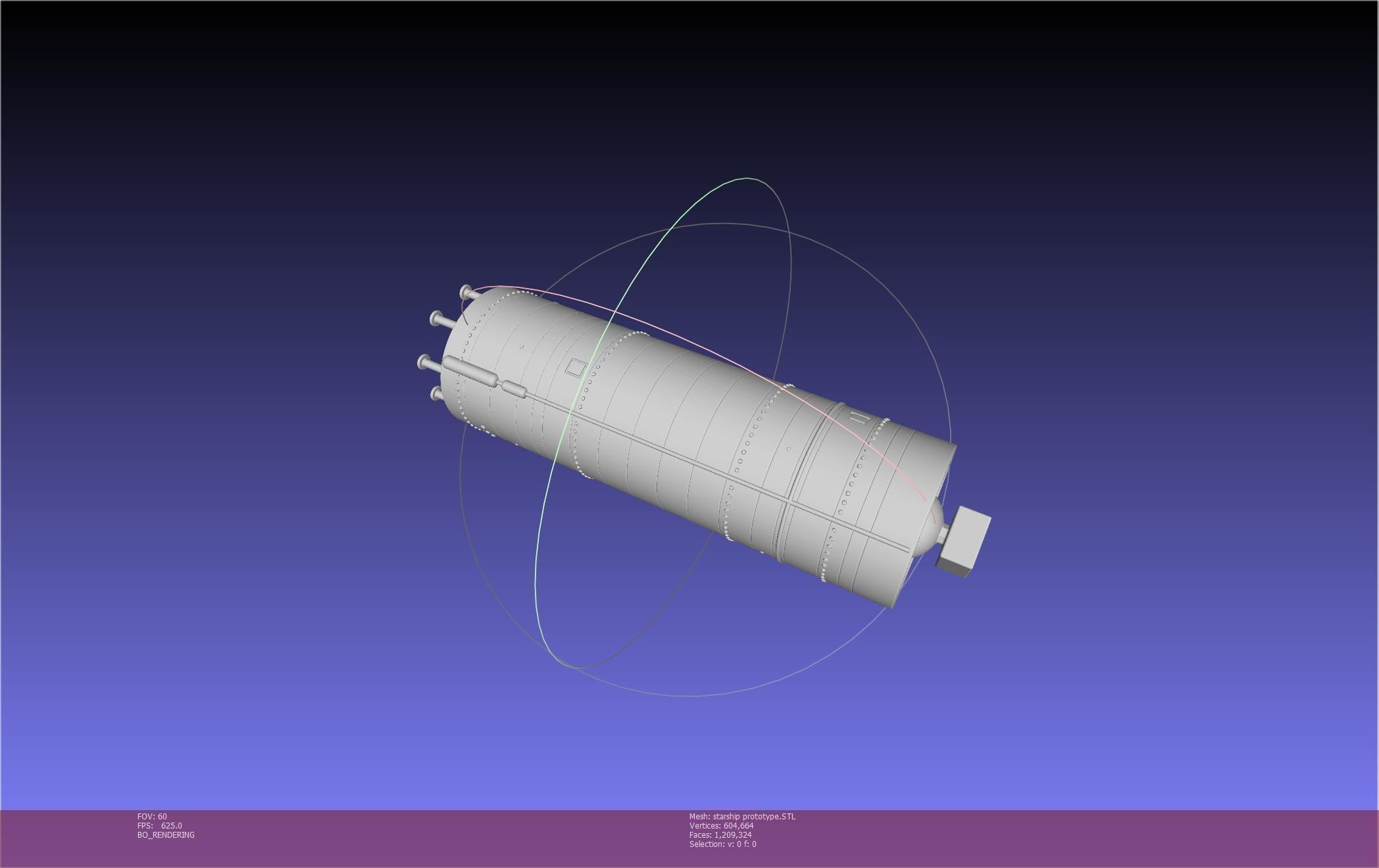 Space X Starship Experimental Prototypes Rough Printable Model 3D print model_47