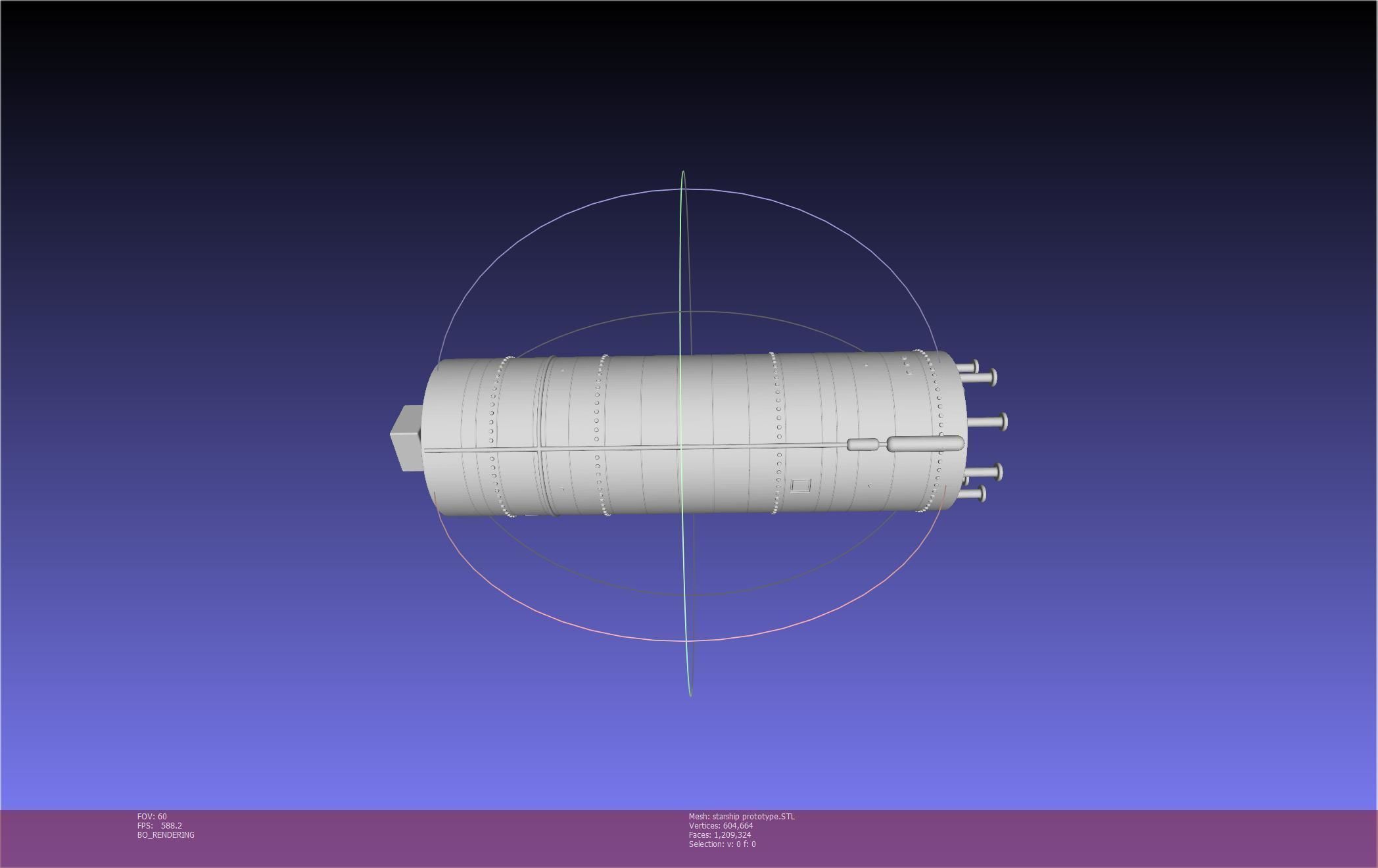 Space X Starship Experimental Prototypes Rough Printable Model 3D print model_53
