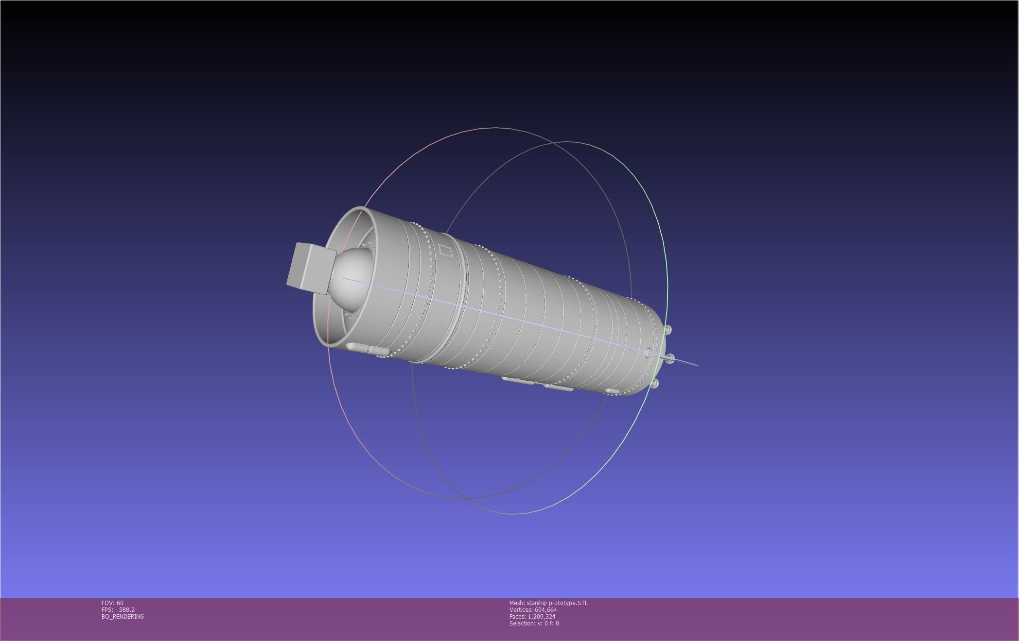 Space X Starship Experimental Prototypes Rough Printable Model 3D print model_59