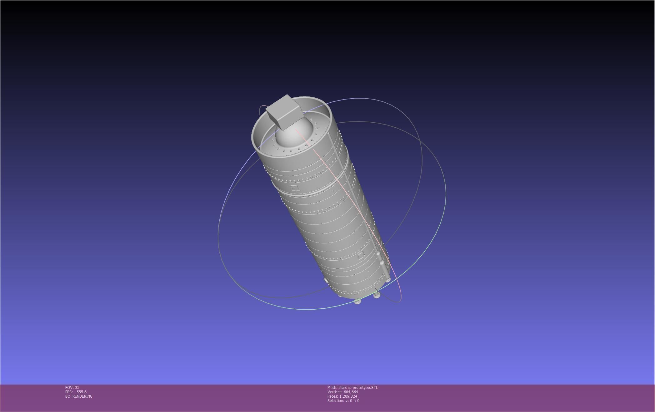 Space X Starship Experimental Prototypes Rough Printable Model 3D print model_126