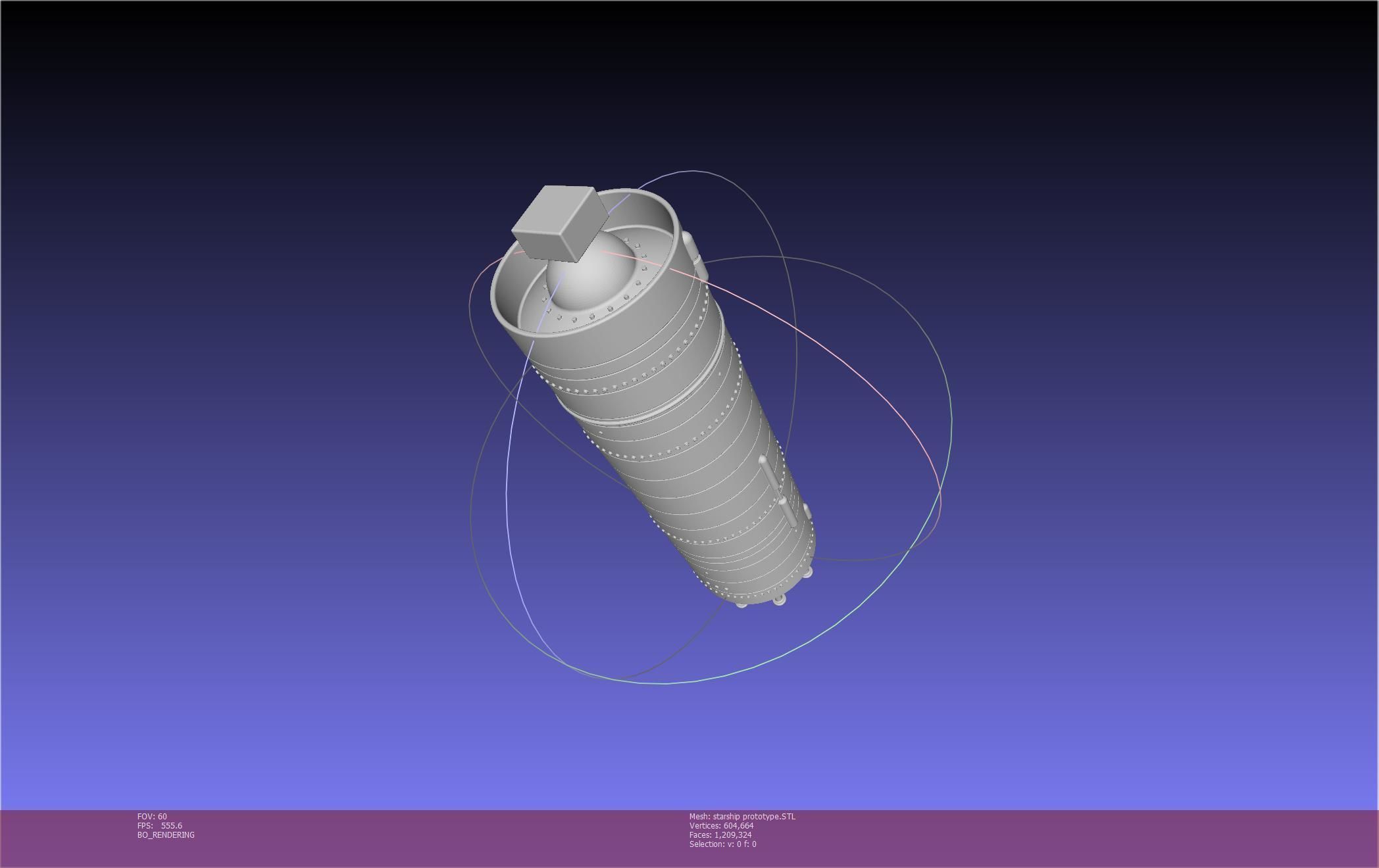 Space X Starship Experimental Prototypes Rough Printable Model 3D print model_36