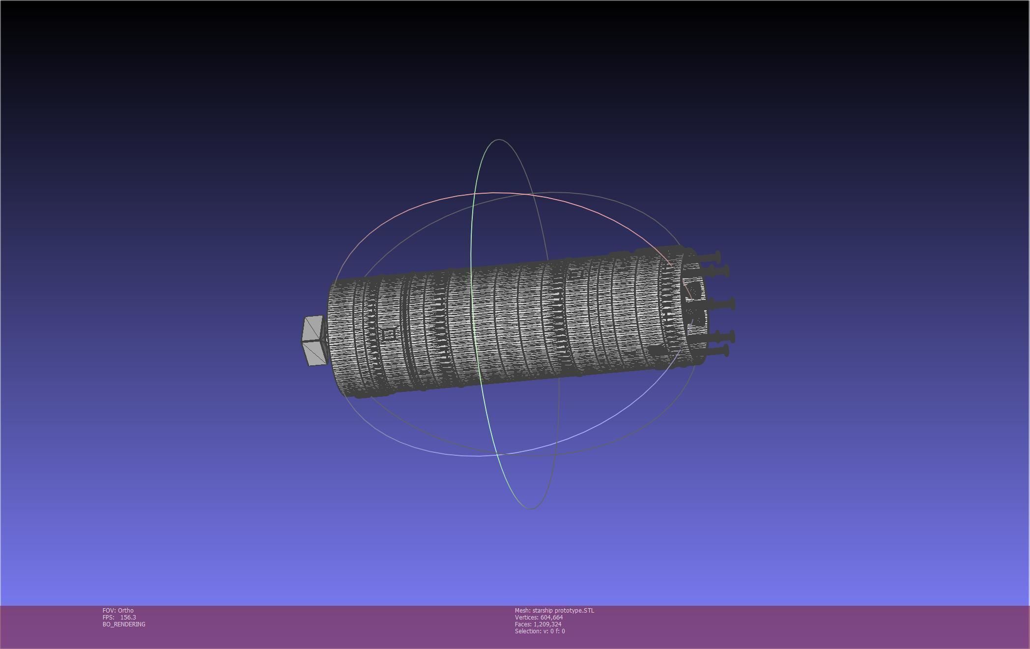 Space X Starship Experimental Prototypes Rough Printable Model 3D print model_121