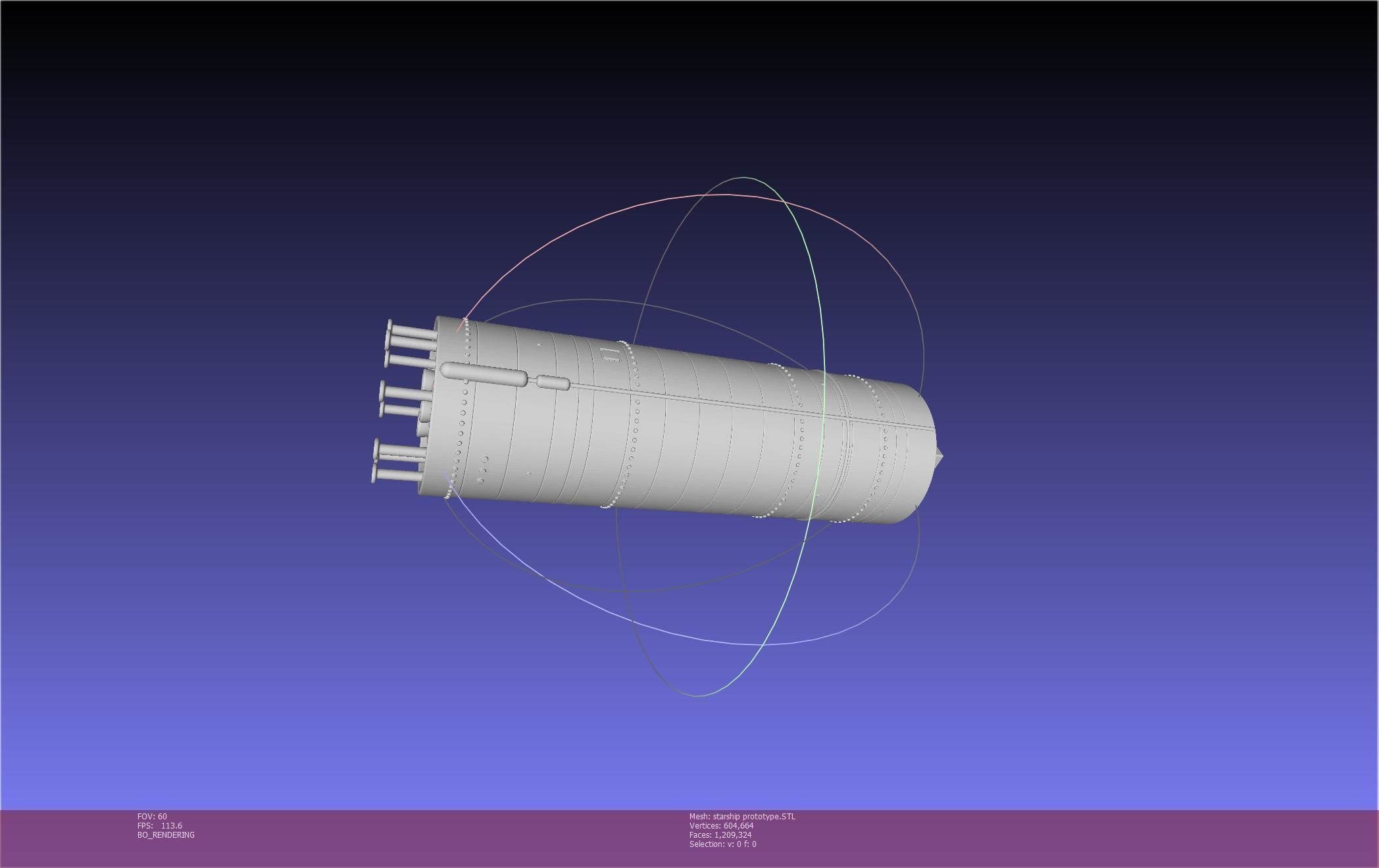 Space X Starship Experimental Prototypes Rough Printable Model 3D print model_11