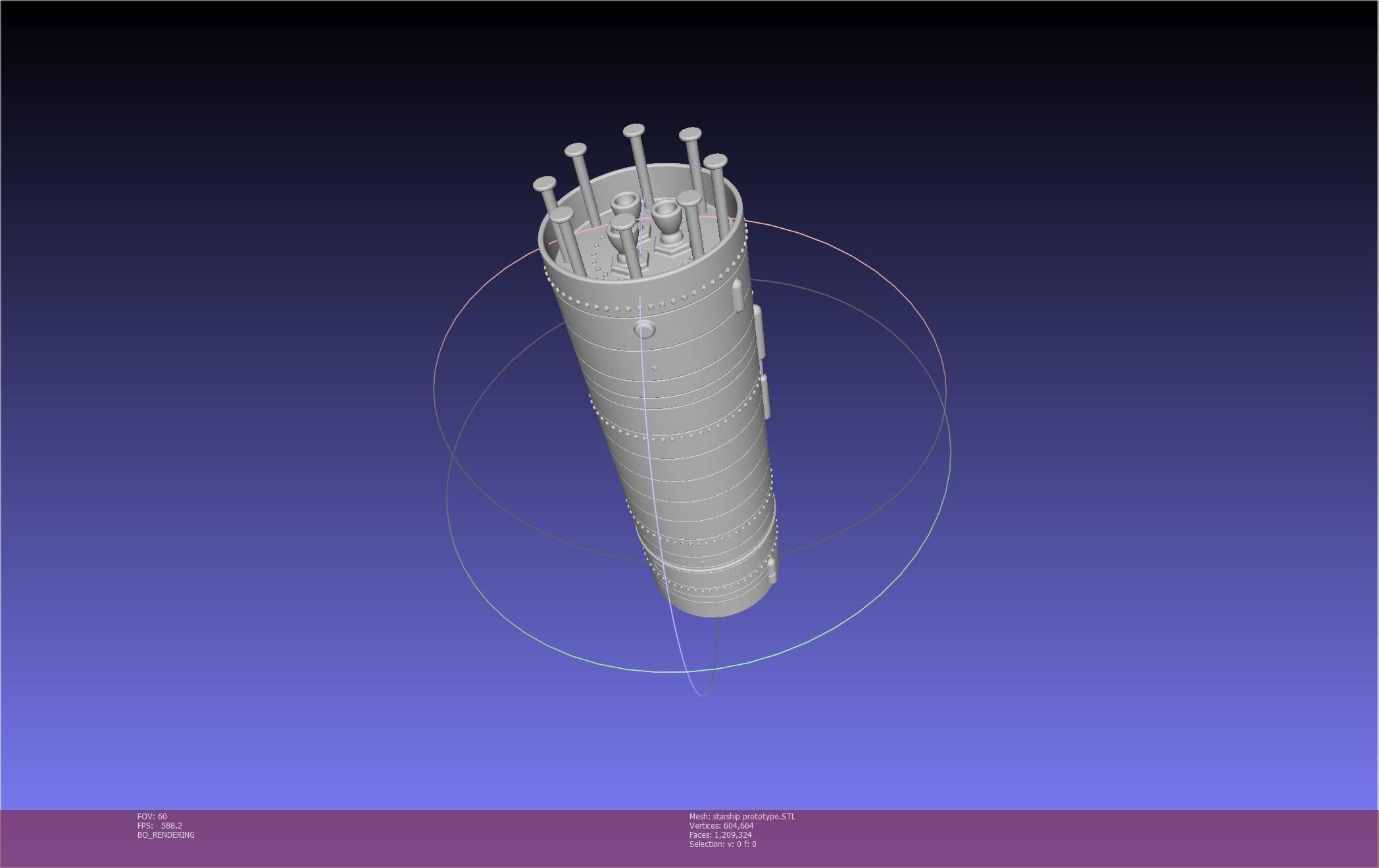 Space X Starship Experimental Prototypes Rough Printable Model 3D print model_66