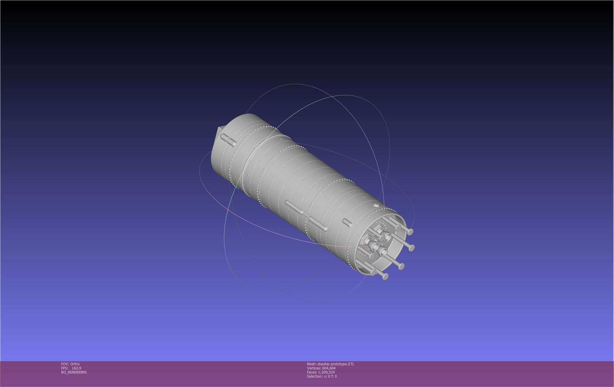 Space X Starship Experimental Prototypes Rough Printable Model 3D print model_107