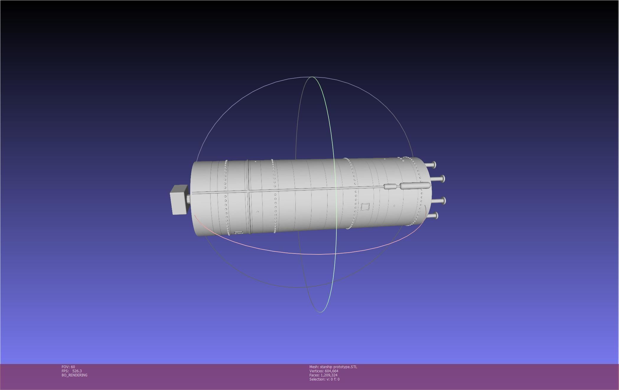 Space X Starship Experimental Prototypes Rough Printable Model 3D print model_64