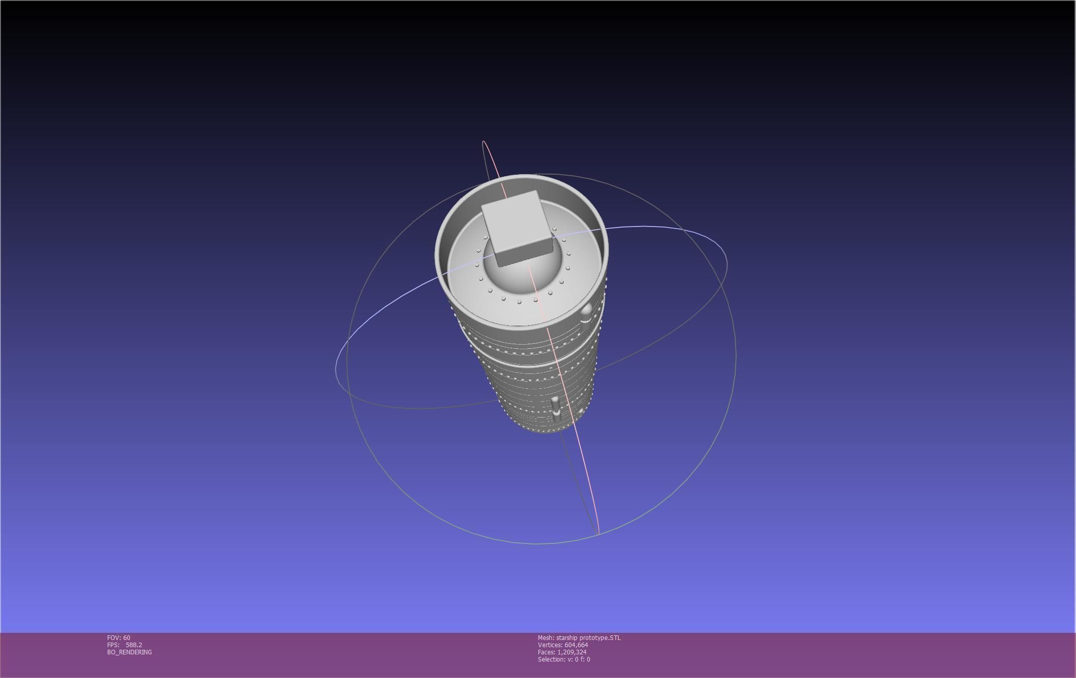 Space X Starship Experimental Prototypes Rough Printable Model 3D print model_51