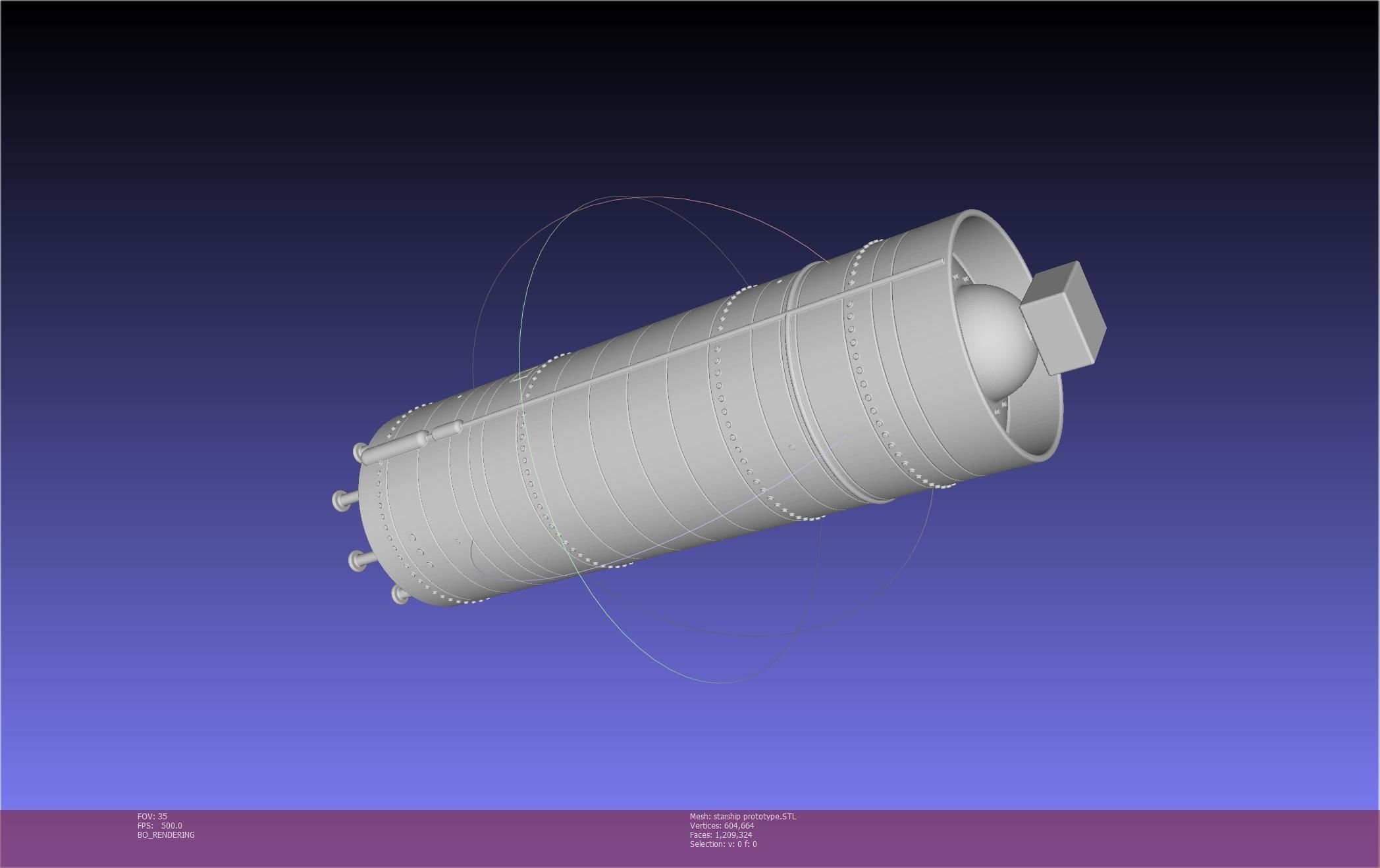 Space X Starship Experimental Prototypes Rough Printable Model 3D print model_135