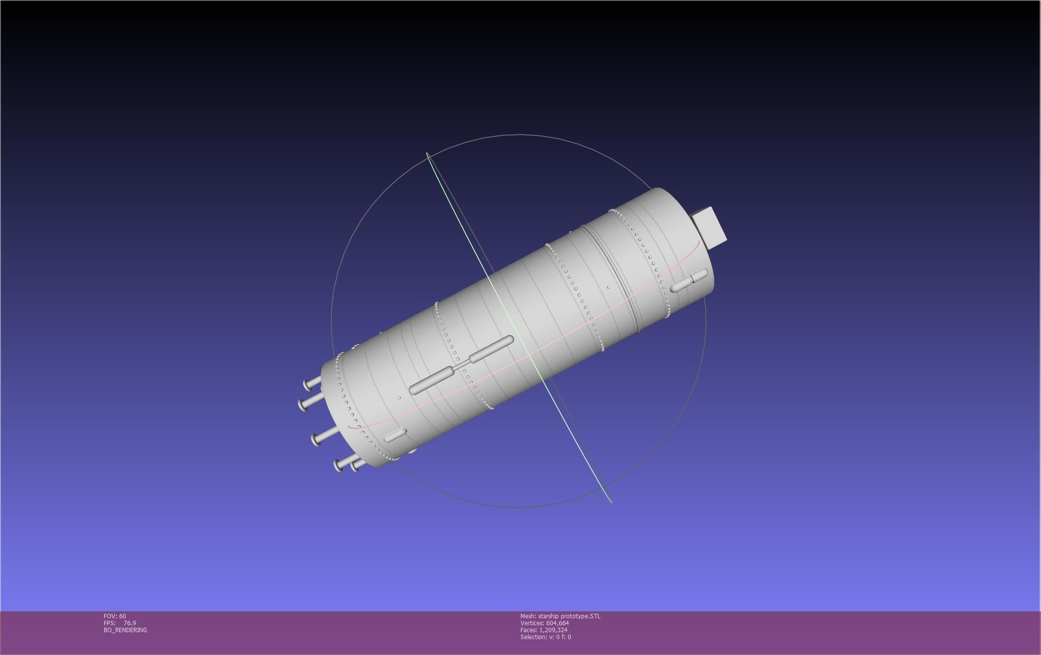 Space X Starship Experimental Prototypes Rough Printable Model 3D print model_8