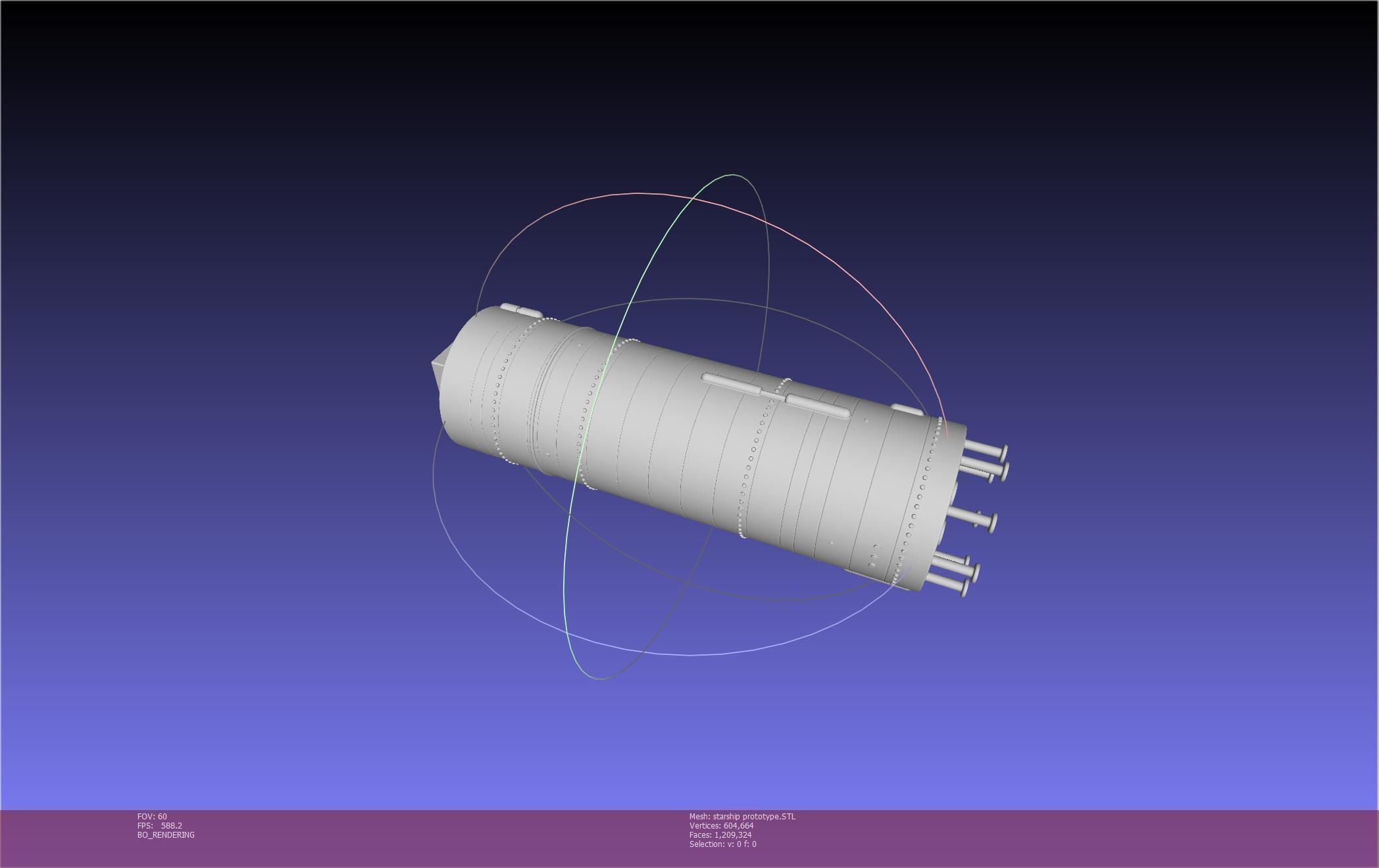 Space X Starship Experimental Prototypes Rough Printable Model 3D print model_58