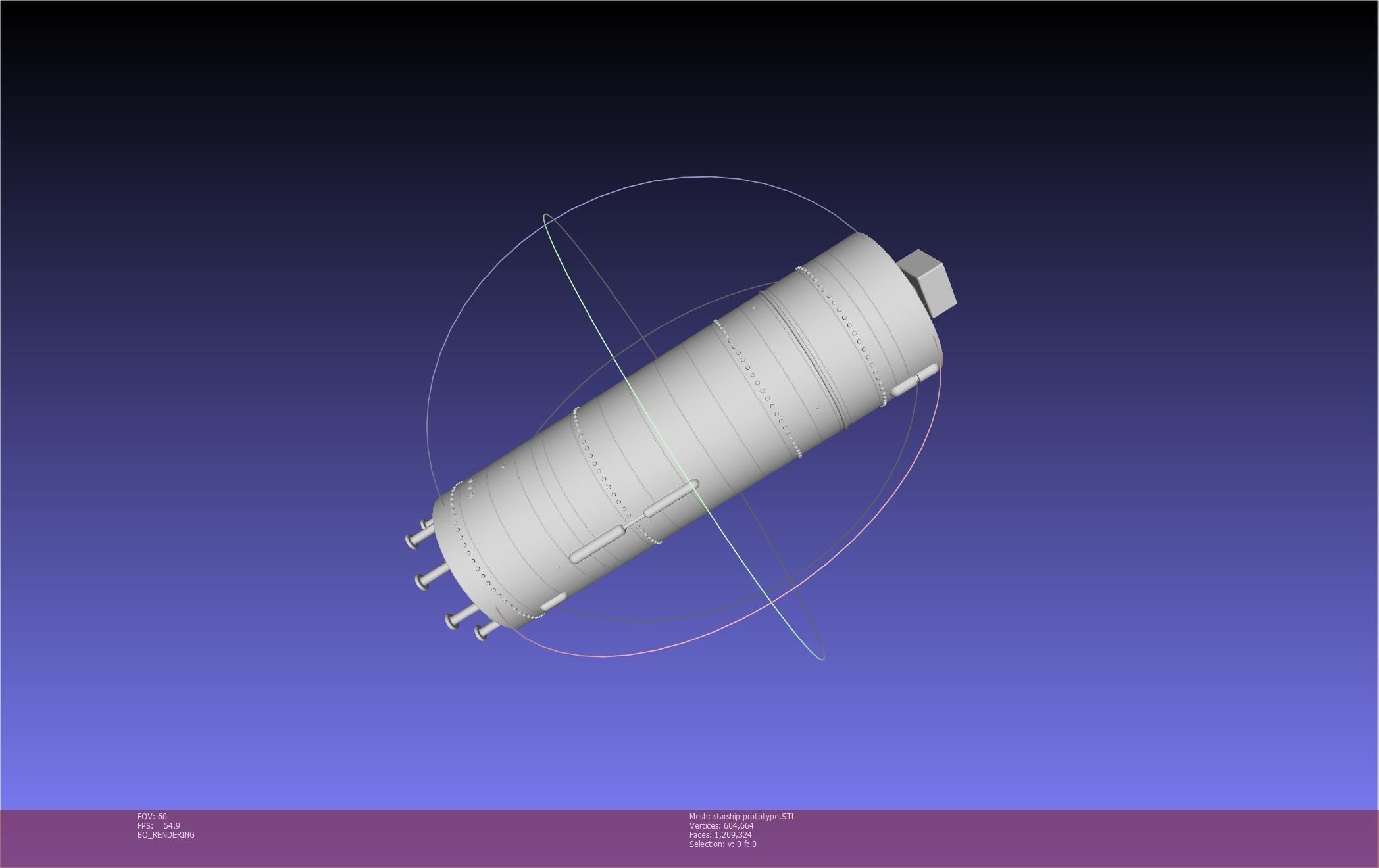 Space X Starship Experimental Prototypes Rough Printable Model 3D print model_23