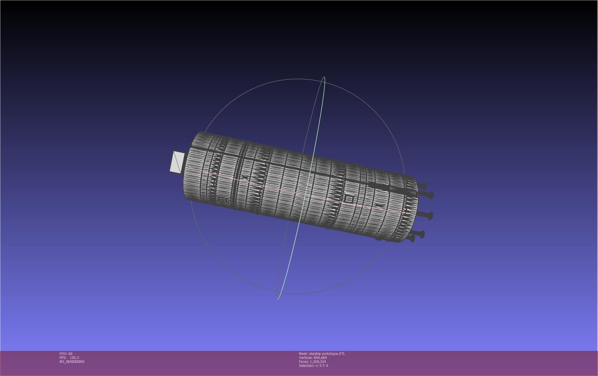 Space X Starship Experimental Prototypes Rough Printable Model 3D print model_81