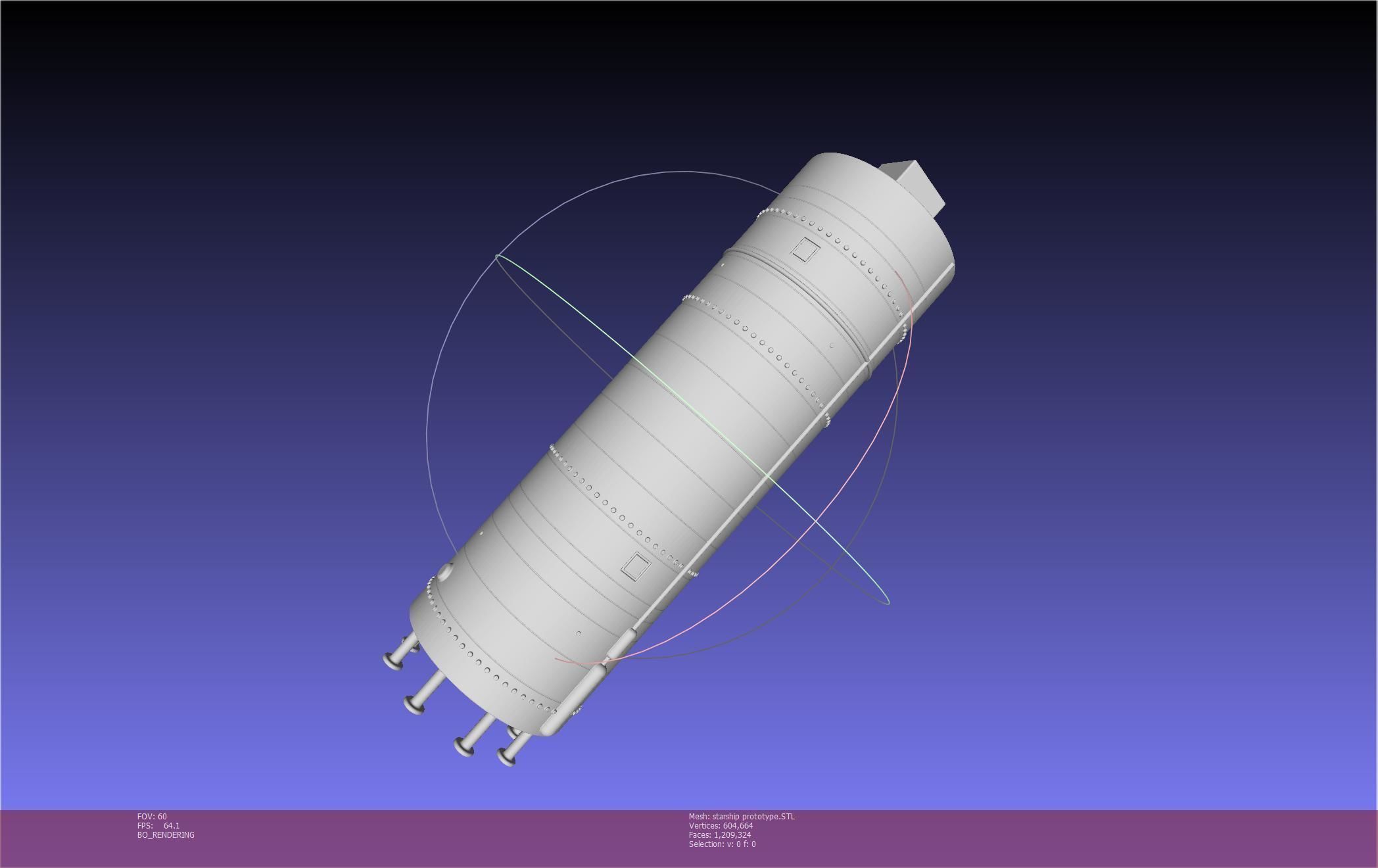 Space X Starship Experimental Prototypes Rough Printable Model 3D print model_6
