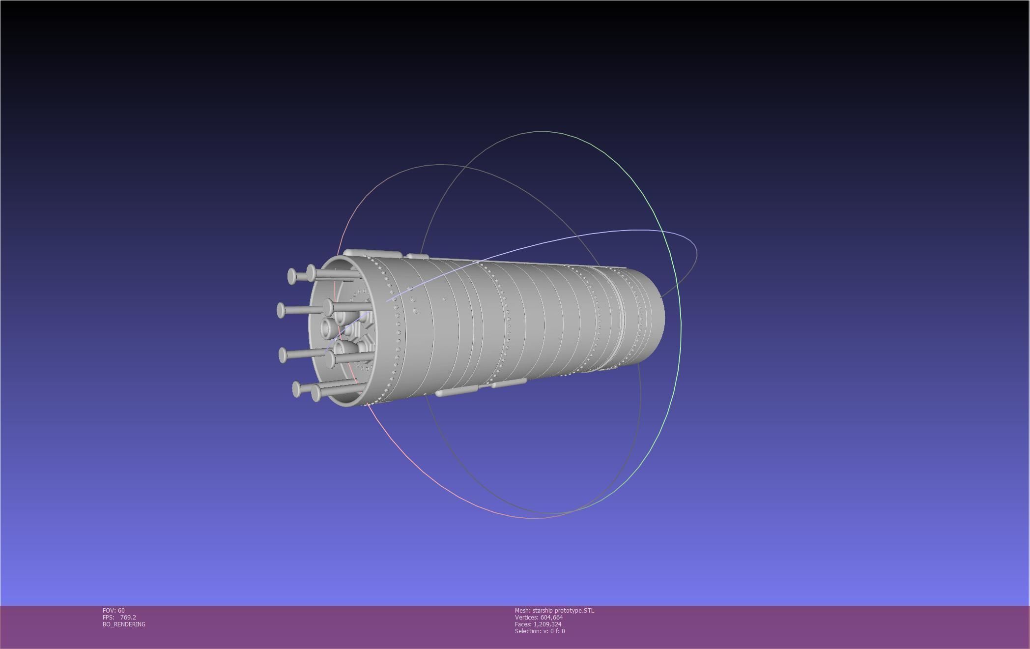 Space X Starship Experimental Prototypes Rough Printable Model 3D print model_72