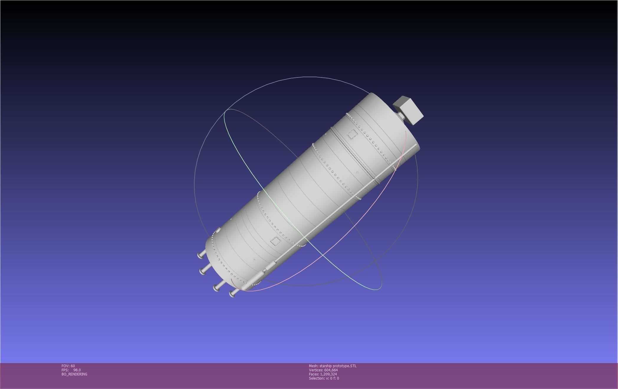Space X Starship Experimental Prototypes Rough Printable Model 3D print model_17