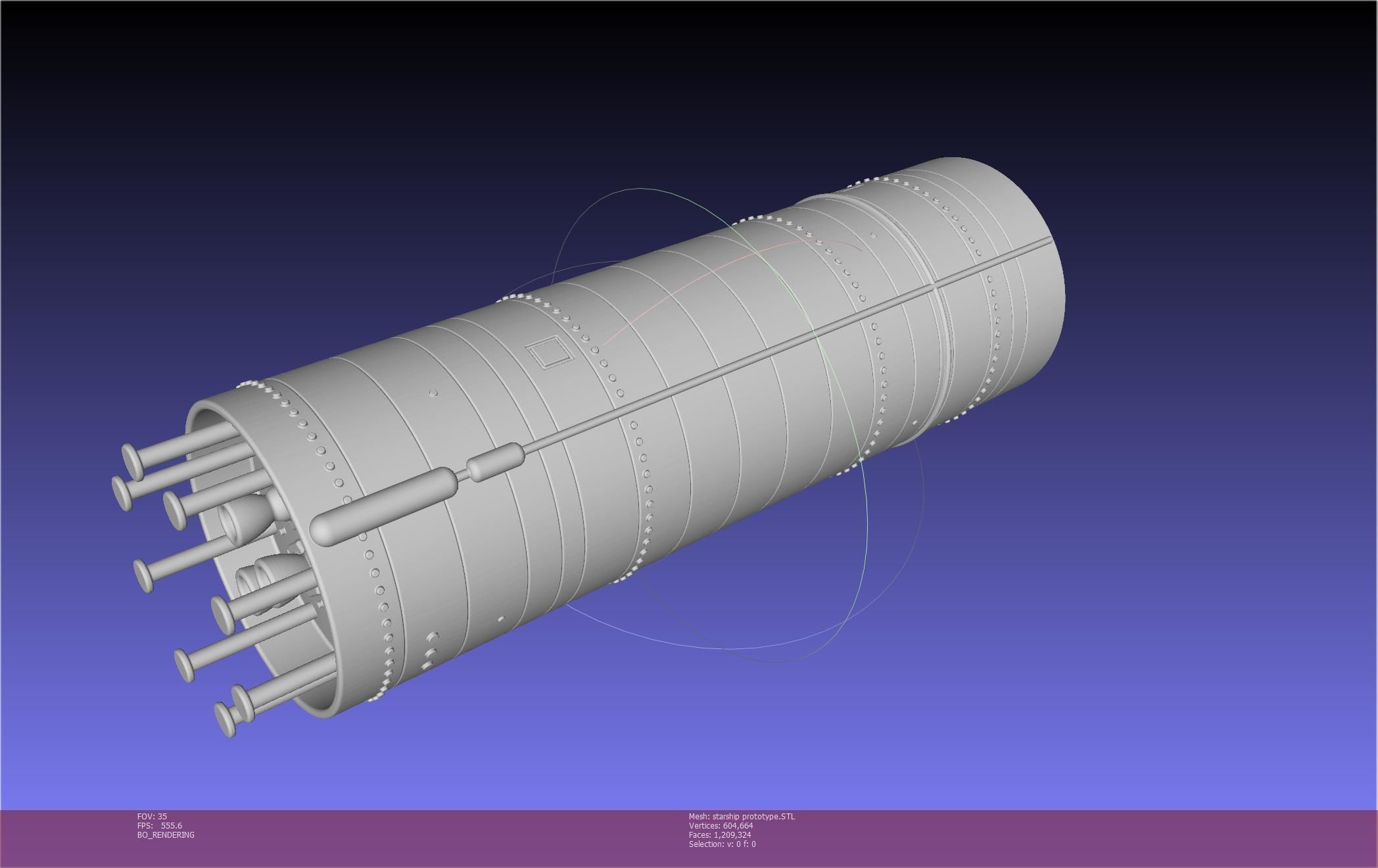 Space X Starship Experimental Prototypes Rough Printable Model 3D print model_134