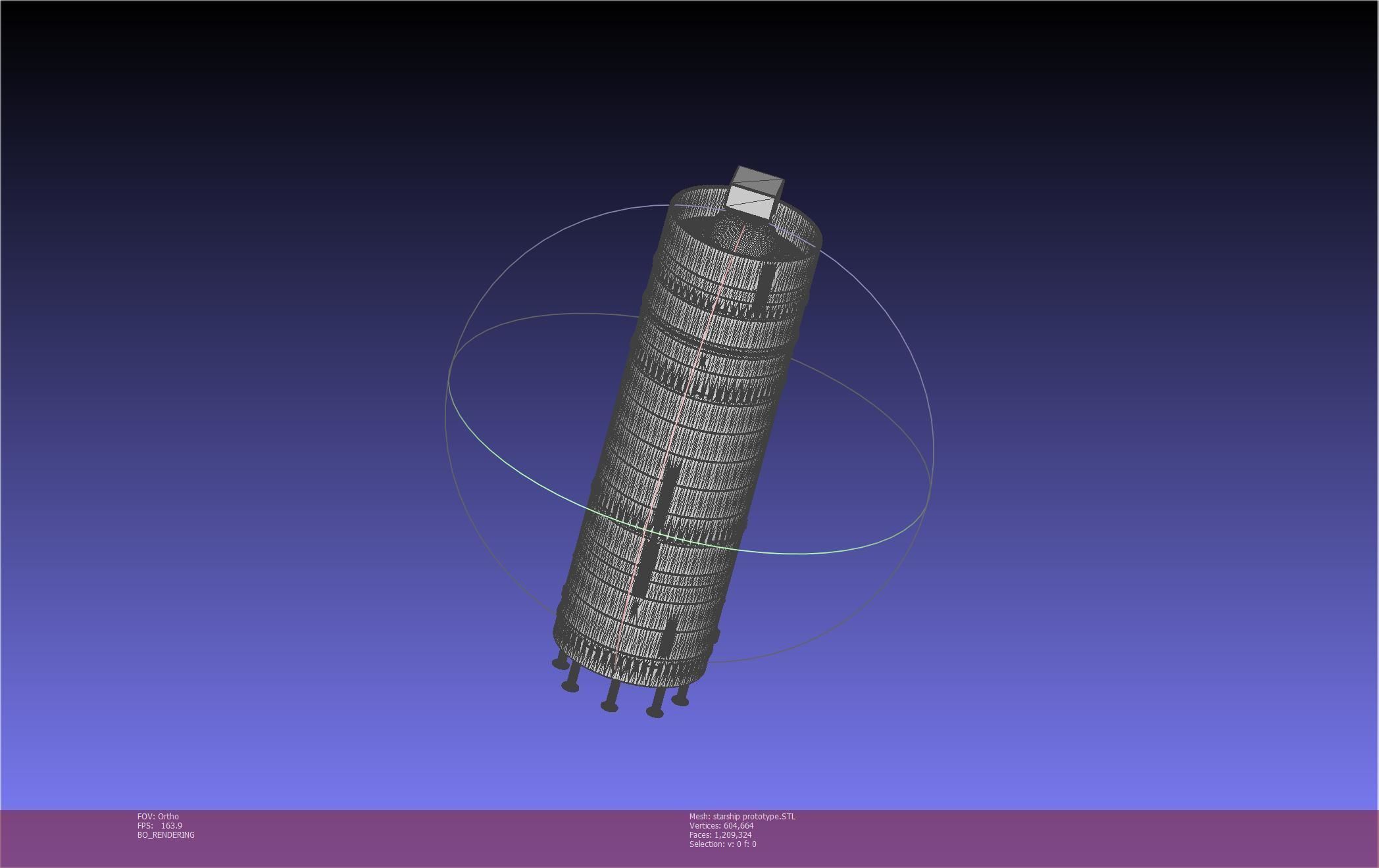 Space X Starship Experimental Prototypes Rough Printable Model 3D print model_98