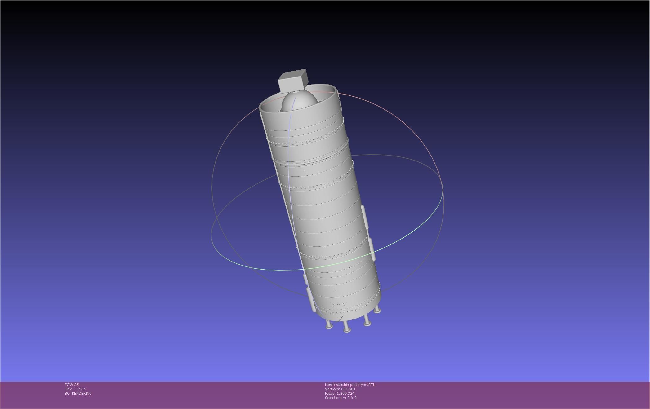 Space X Starship Experimental Prototypes Rough Printable Model 3D print model_114