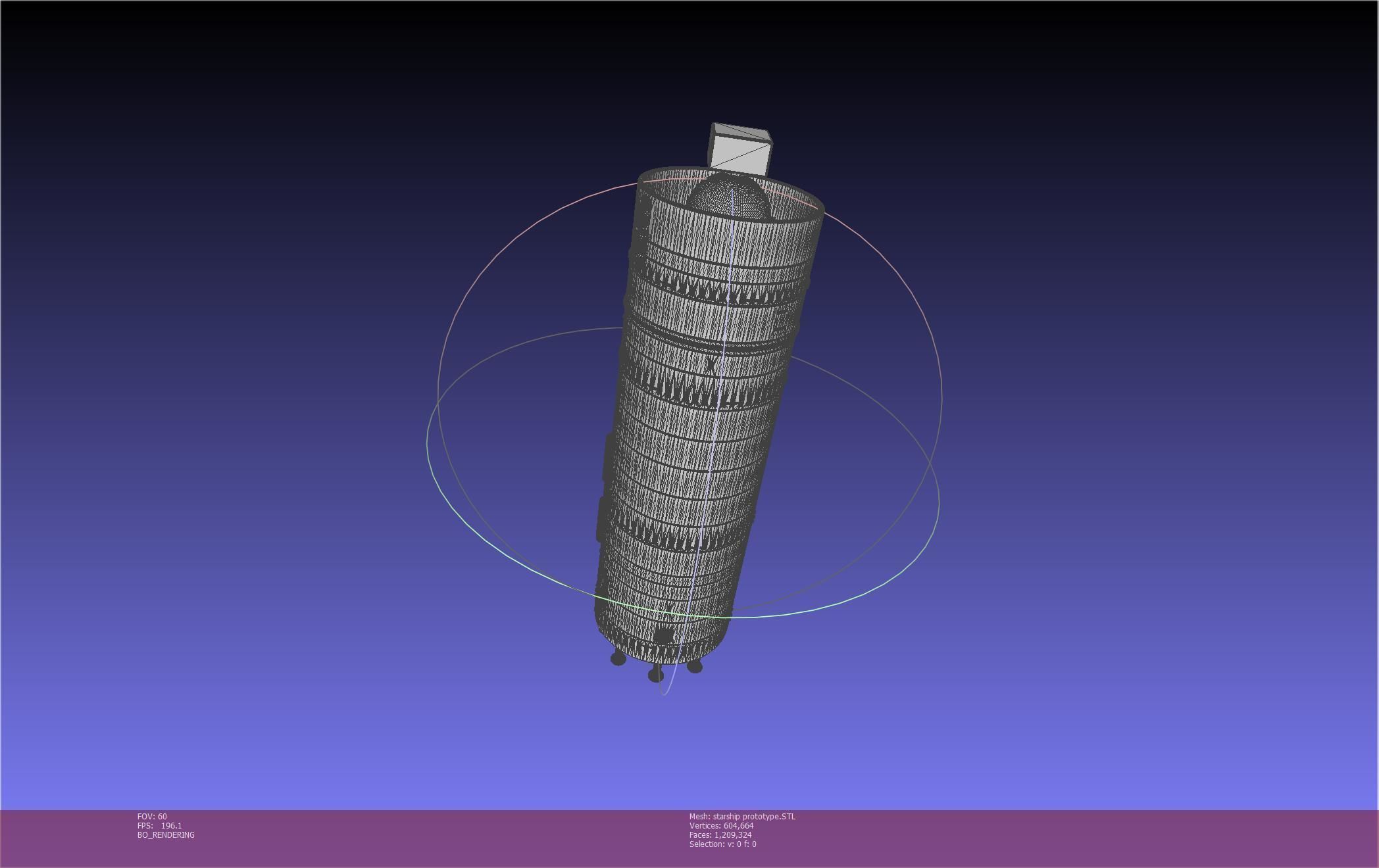 Space X Starship Experimental Prototypes Rough Printable Model 3D print model_87