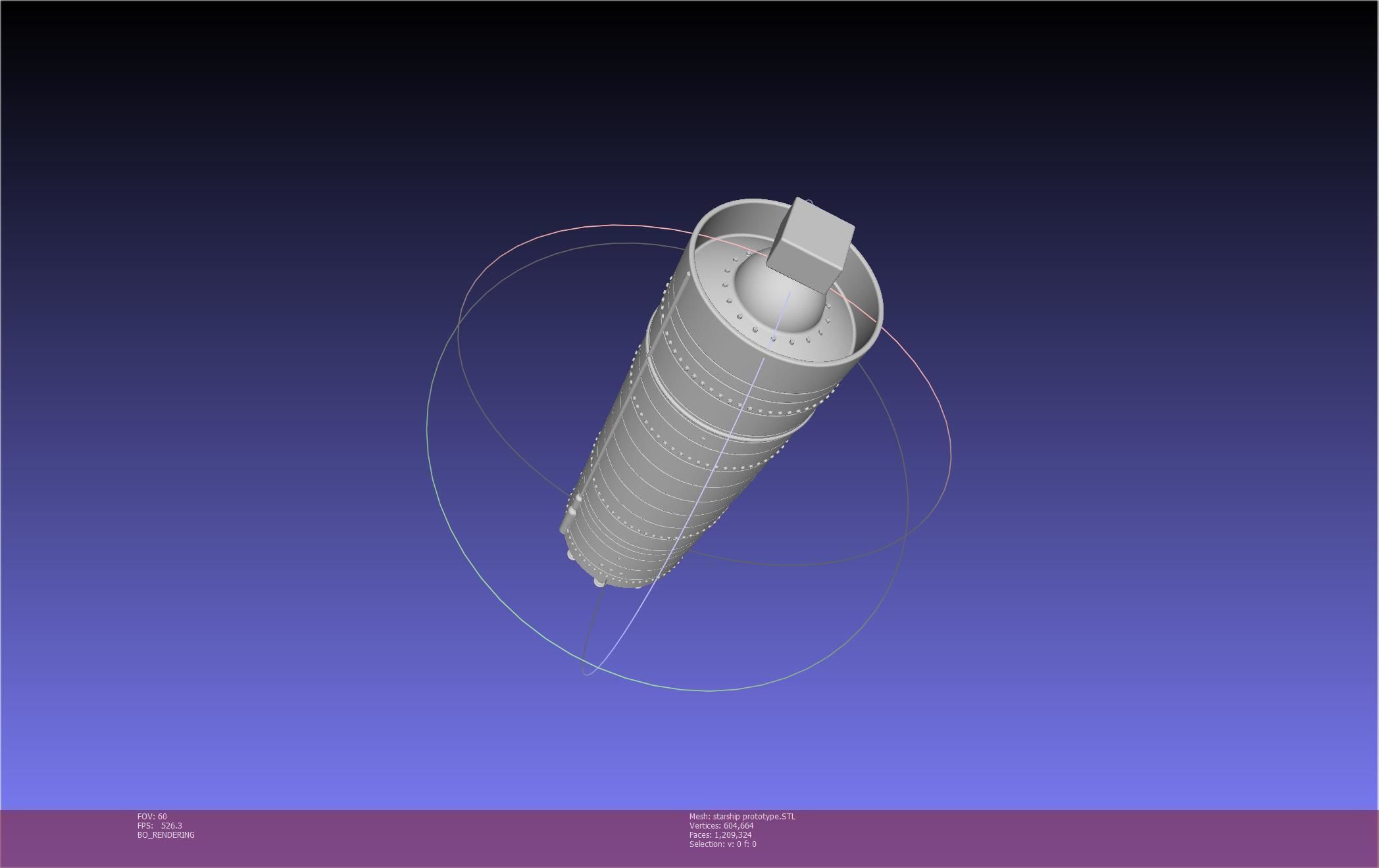 Space X Starship Experimental Prototypes Rough Printable Model 3D print model_52