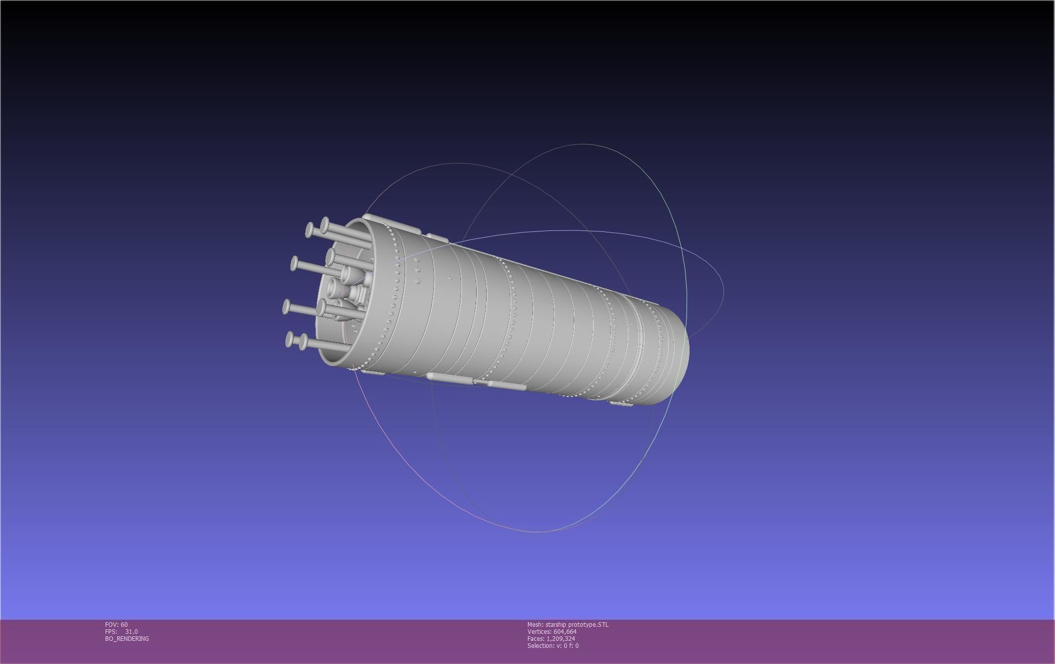 Space X Starship Experimental Prototypes Rough Printable Model 3D print model_21