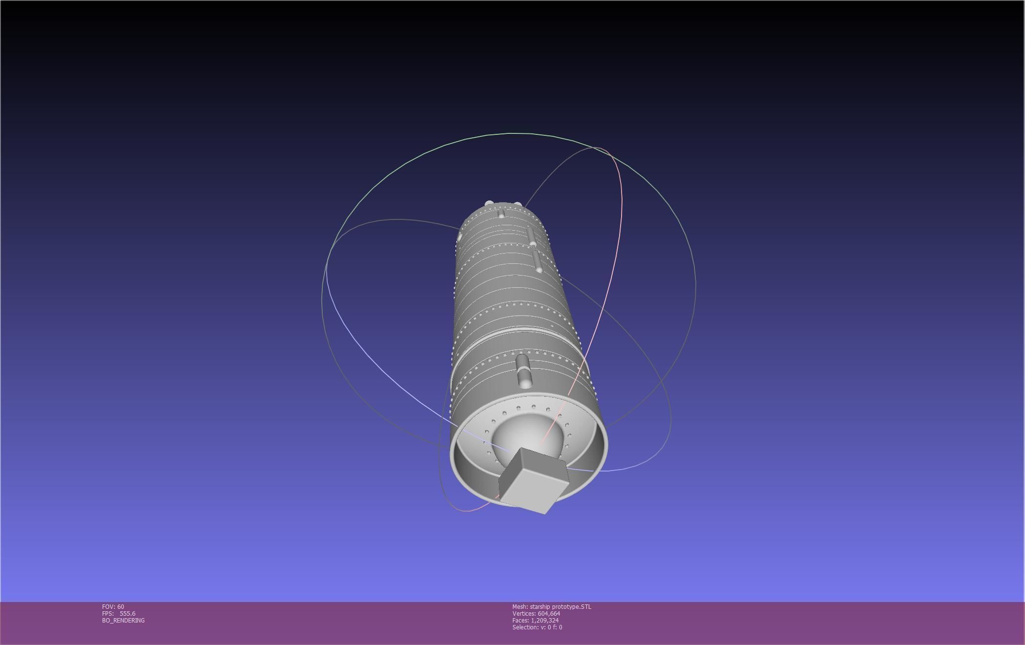 Space X Starship Experimental Prototypes Rough Printable Model 3D print model_55