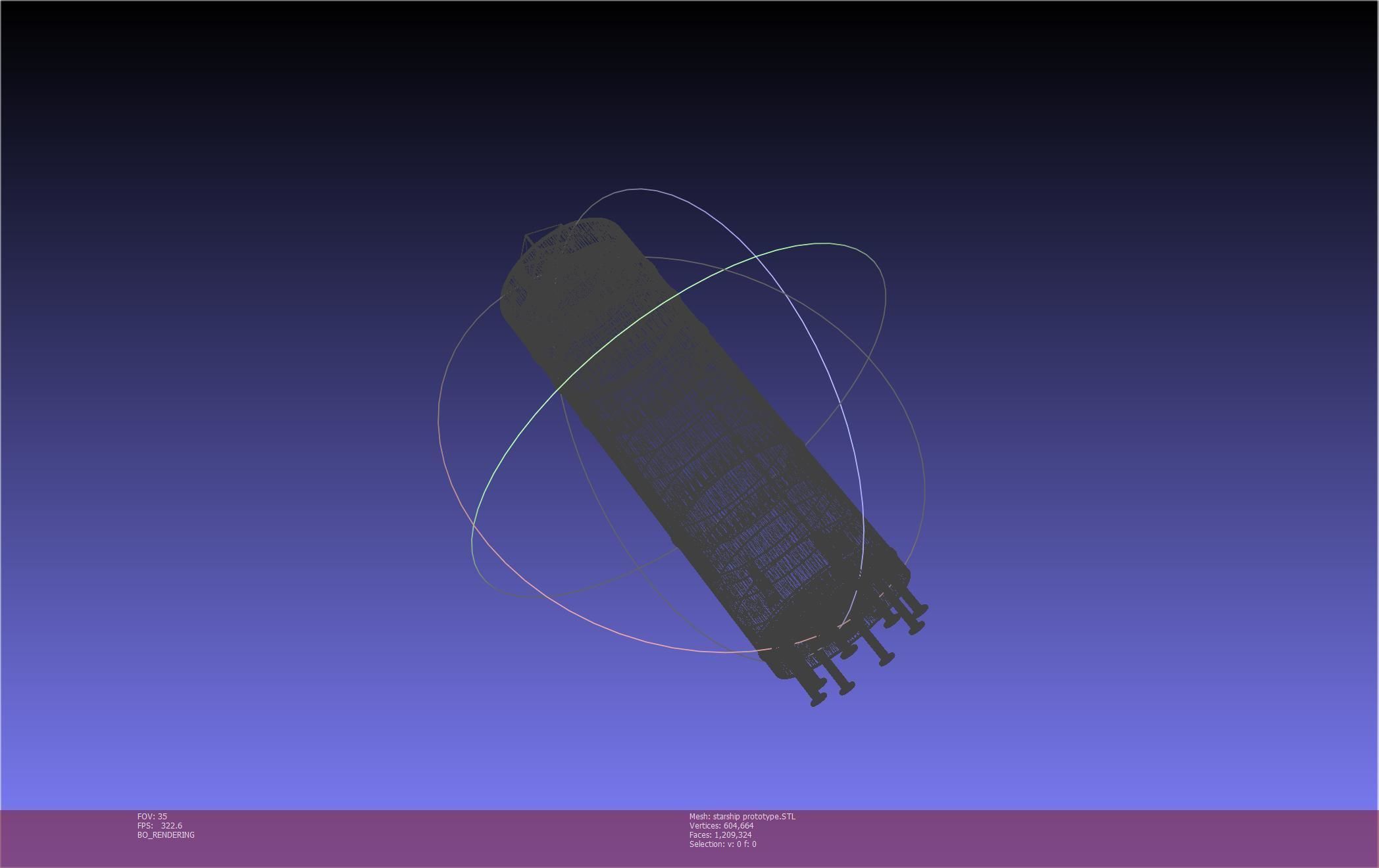 Space X Starship Experimental Prototypes Rough Printable Model 3D print model_108