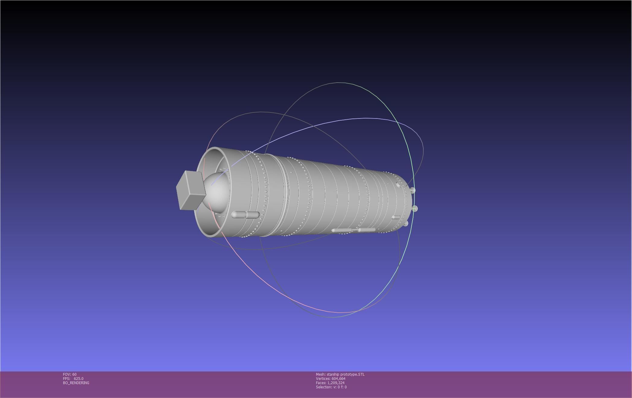 Space X Starship Experimental Prototypes Rough Printable Model 3D print model_27