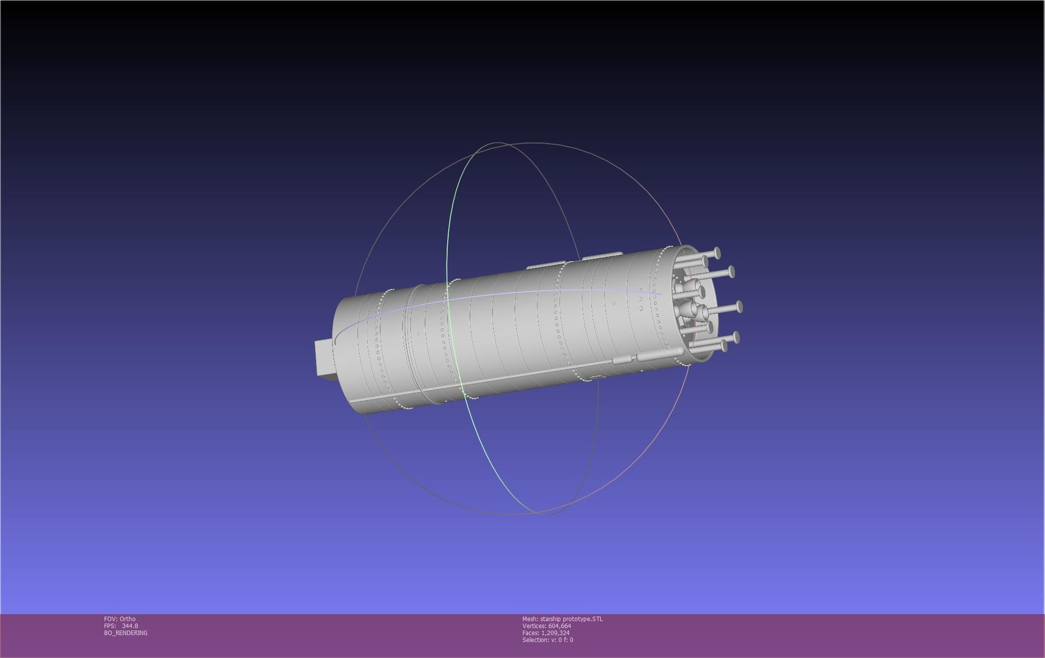 Space X Starship Experimental Prototypes Rough Printable Model 3D print model_109