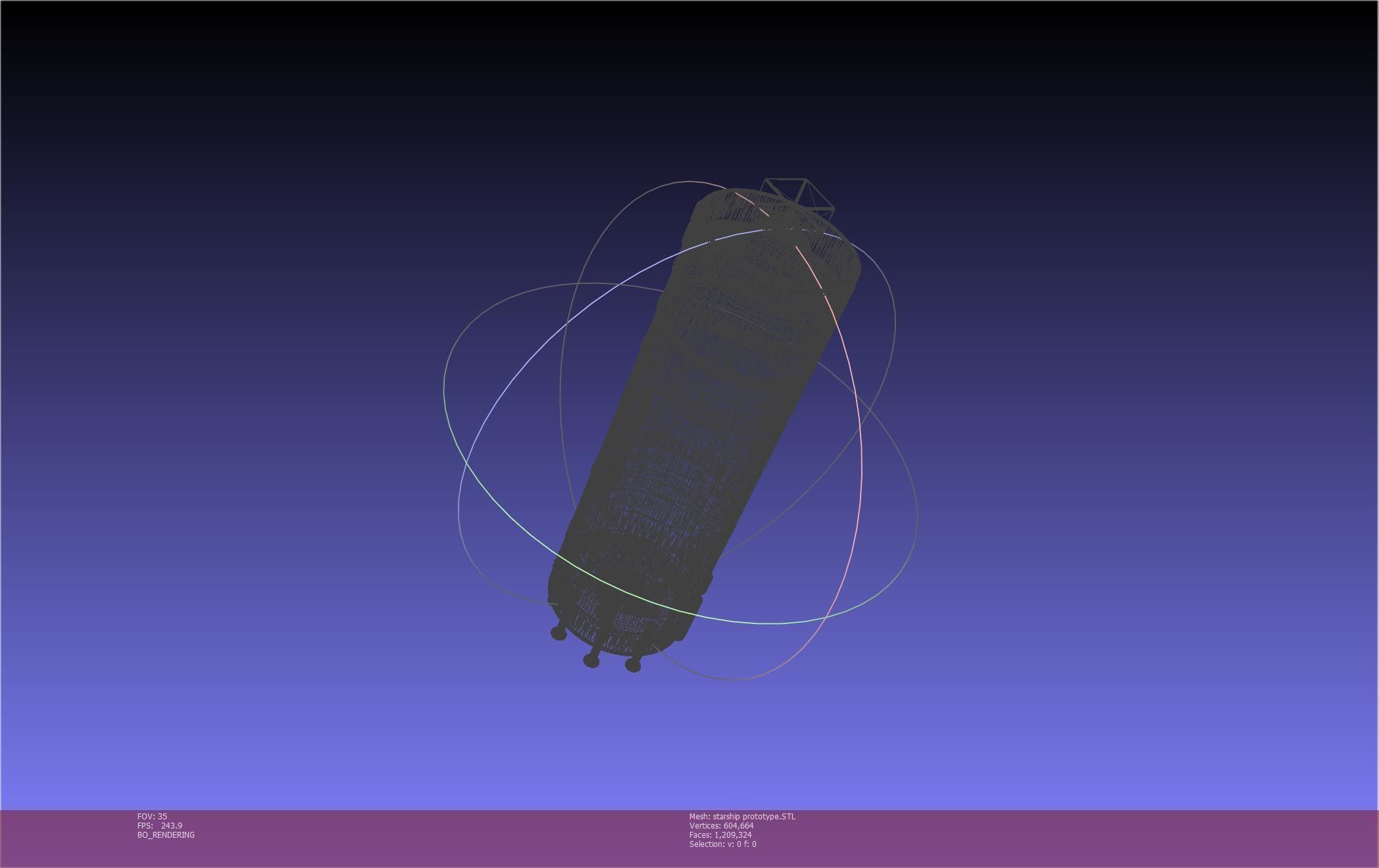 Space X Starship Experimental Prototypes Rough Printable Model 3D print model_110