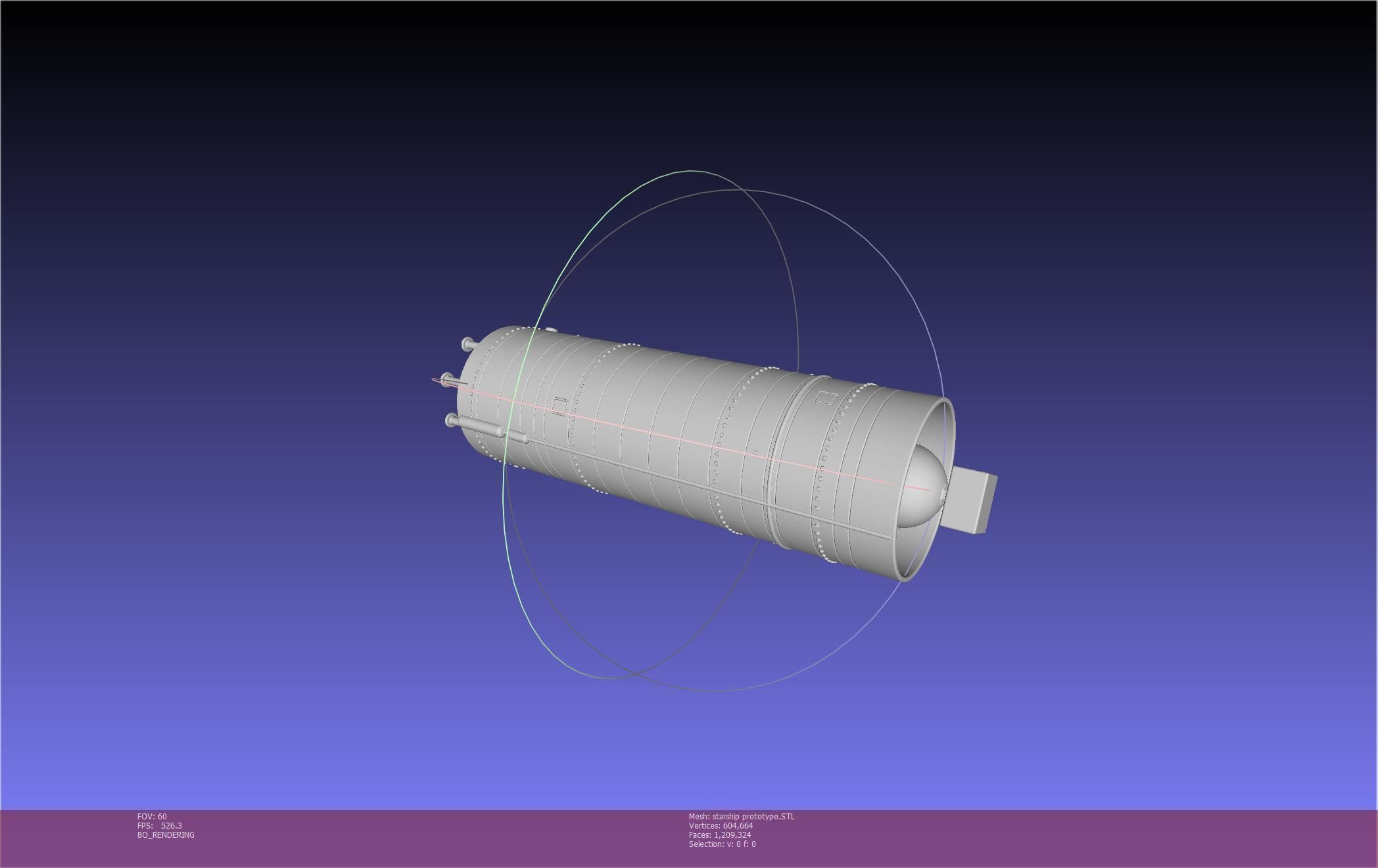 Space X Starship Experimental Prototypes Rough Printable Model 3D print model_28
